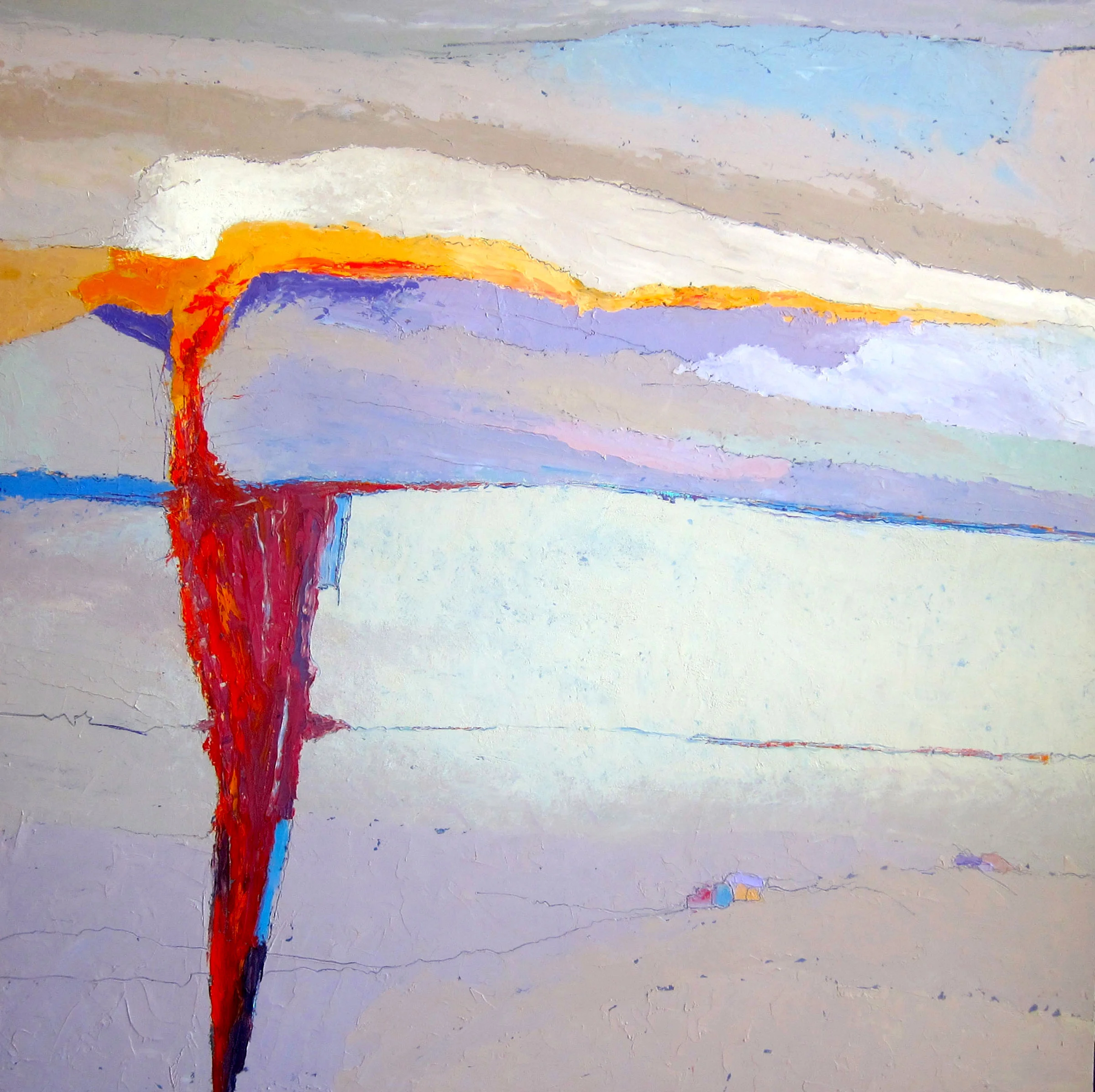 DRIFT | 36”square, 2.75" deep, O/P, gallery wrap edge