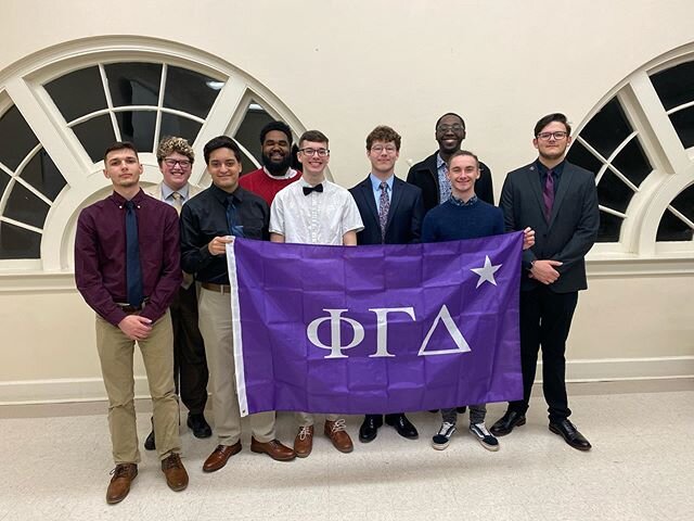 Introducing the Nu class Pledges of the Mu Phi chapter of Phi Gamma Delta!