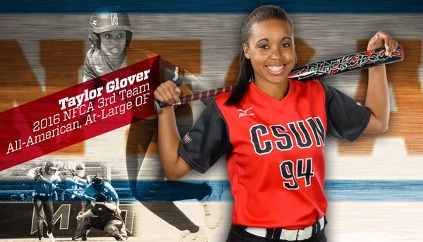 Taylor Glover Cal State Northridge All-American and 2017 Big West Conference Player of the Year.