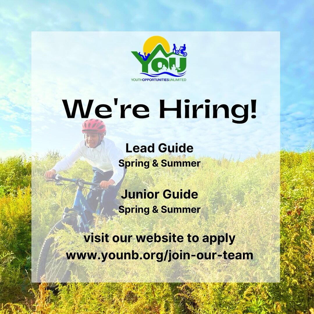 🌿🚲🌞 We&rsquo;re searching for Part-Time Lead and Junior Guides to join our team this Spring &amp; Summer! If you&rsquo;re passionate about the great outdoors, cycling, or fostering connections with youth, we want to hear from you! 

🔗Please click