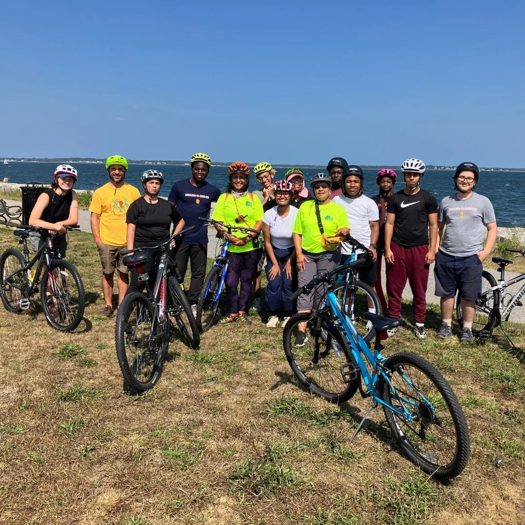 We had the joy of welcoming students from @studentsshouldertoshoulder, who spent the week with our friends at @rtbfarm to learn about sustainable agriculture. 🌱🚲

As part of their visit to the South Coast we hosted them for a bike tour of New Bedfo