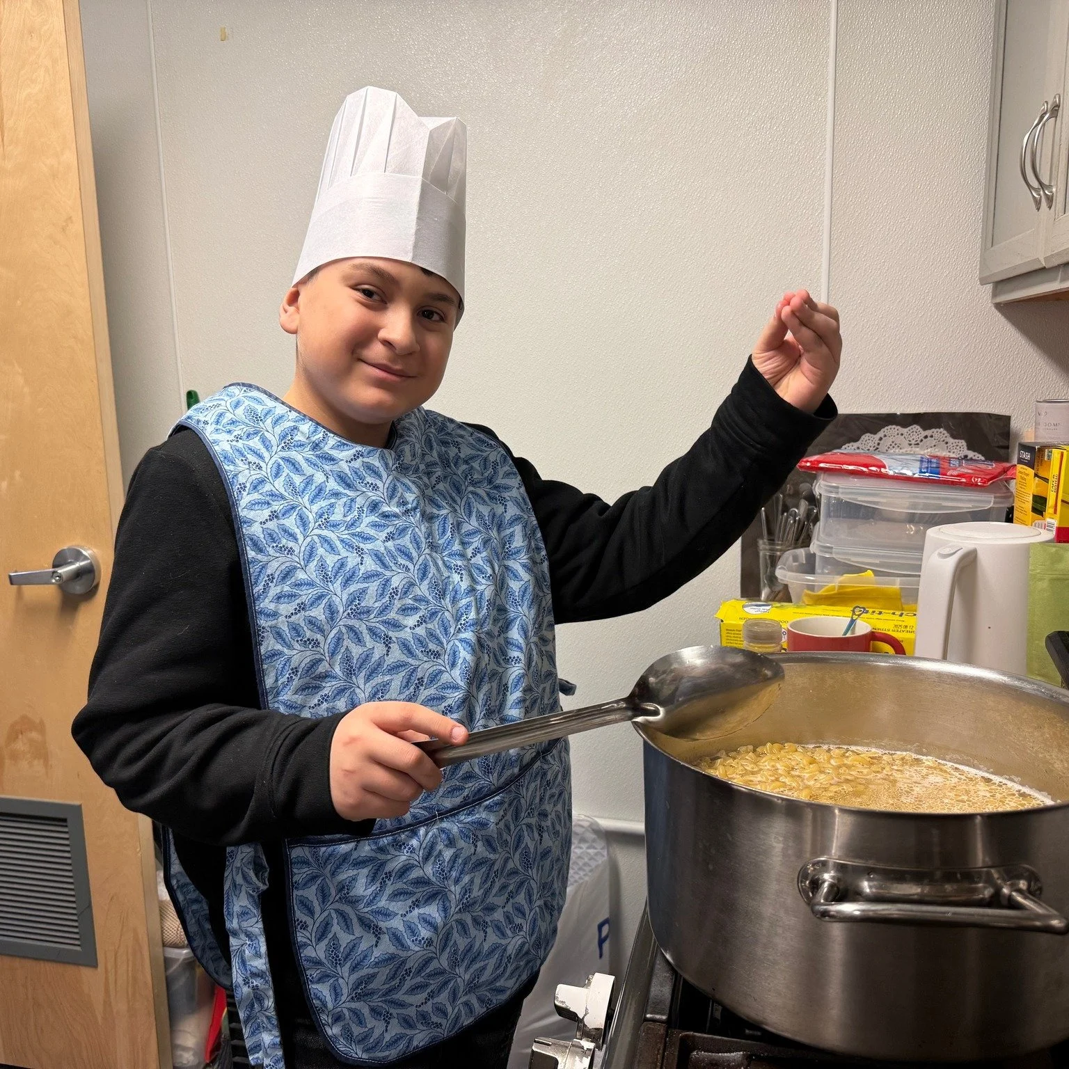 After two snowy days away, we were excited to be back in the kitchen with our old friend, New Bedford Fire Department Firefighter Anthony Poente Jr. 🔥

Over the years, Anthony has shared meaningful meals with us, from kale soup at the Grange in Dart