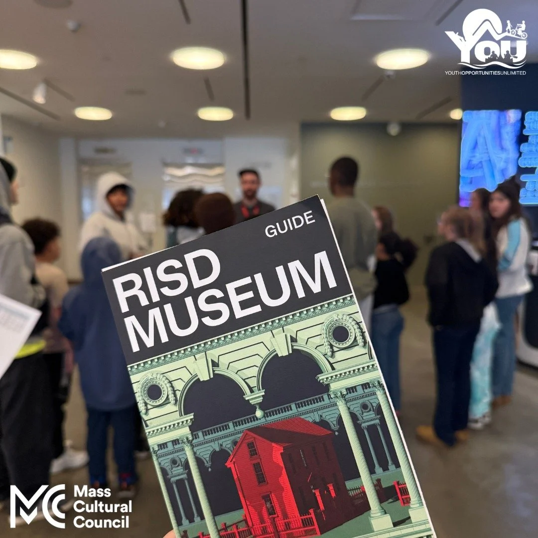 We have had an amazing week in our Y.O.U. Art Adventure Program! We wrapped up the program with a special trip to observe art at the @risdmuseum  in Providence, RI. For many of our participants, this was their very first visit to the museum. After an
