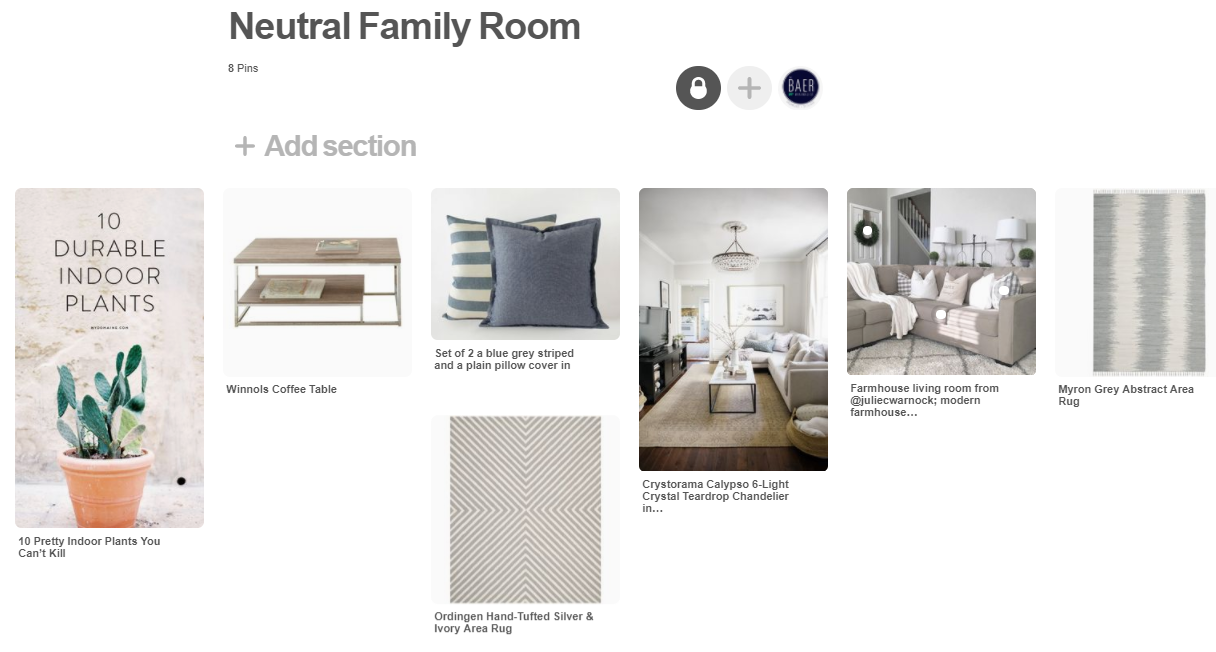 The Baer Minimalist - Neutral Family Room