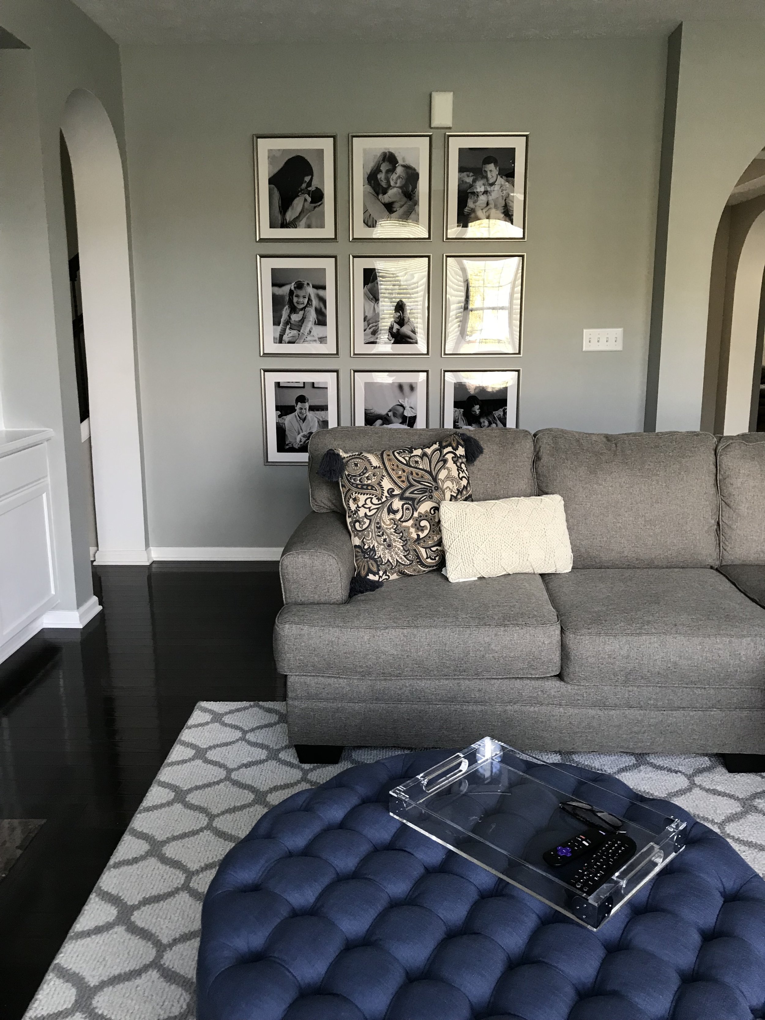 Gallery Wall - Ikea Frames and Costco Prints