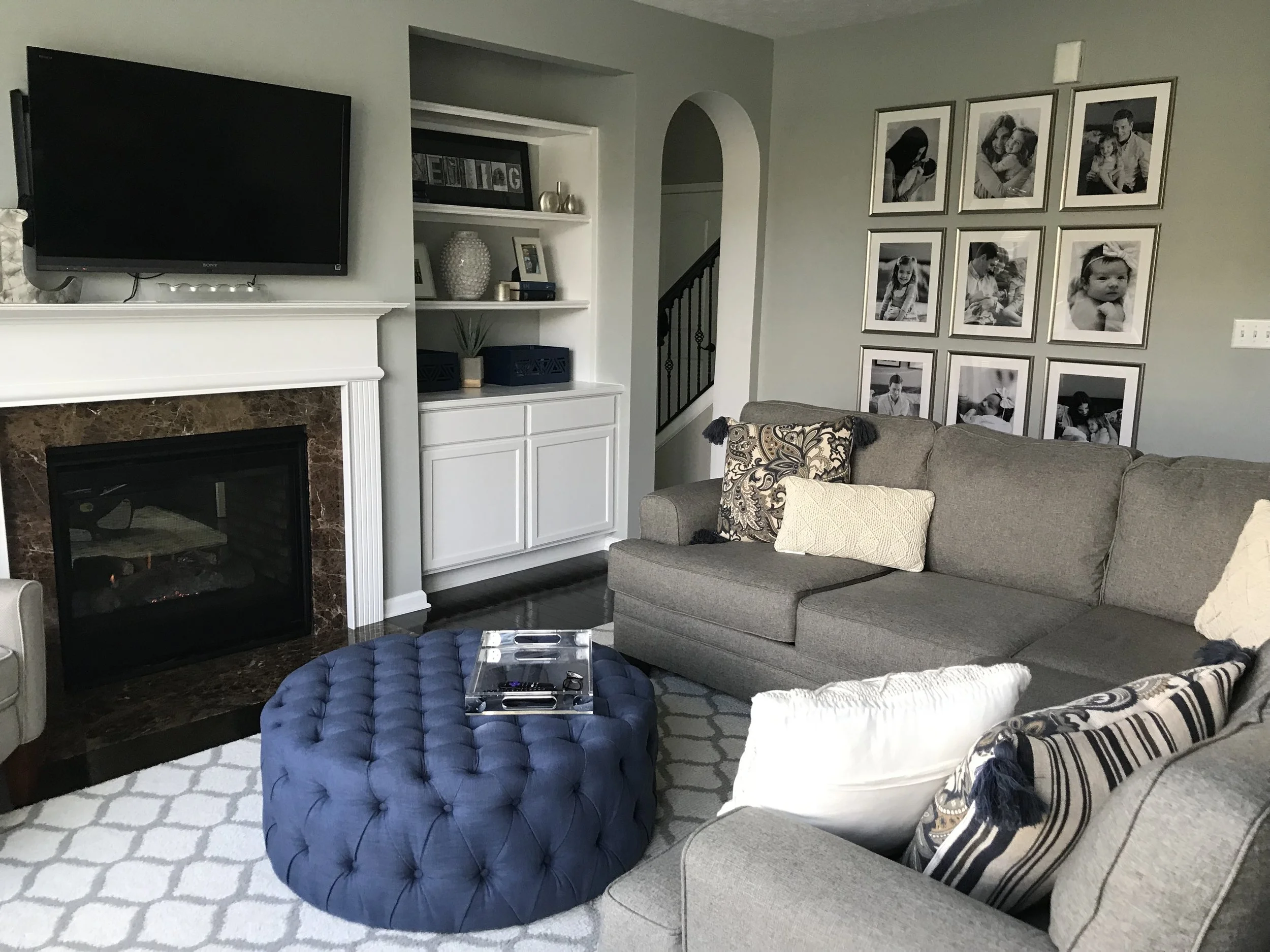 PROJECT // Polished Family Room for Four