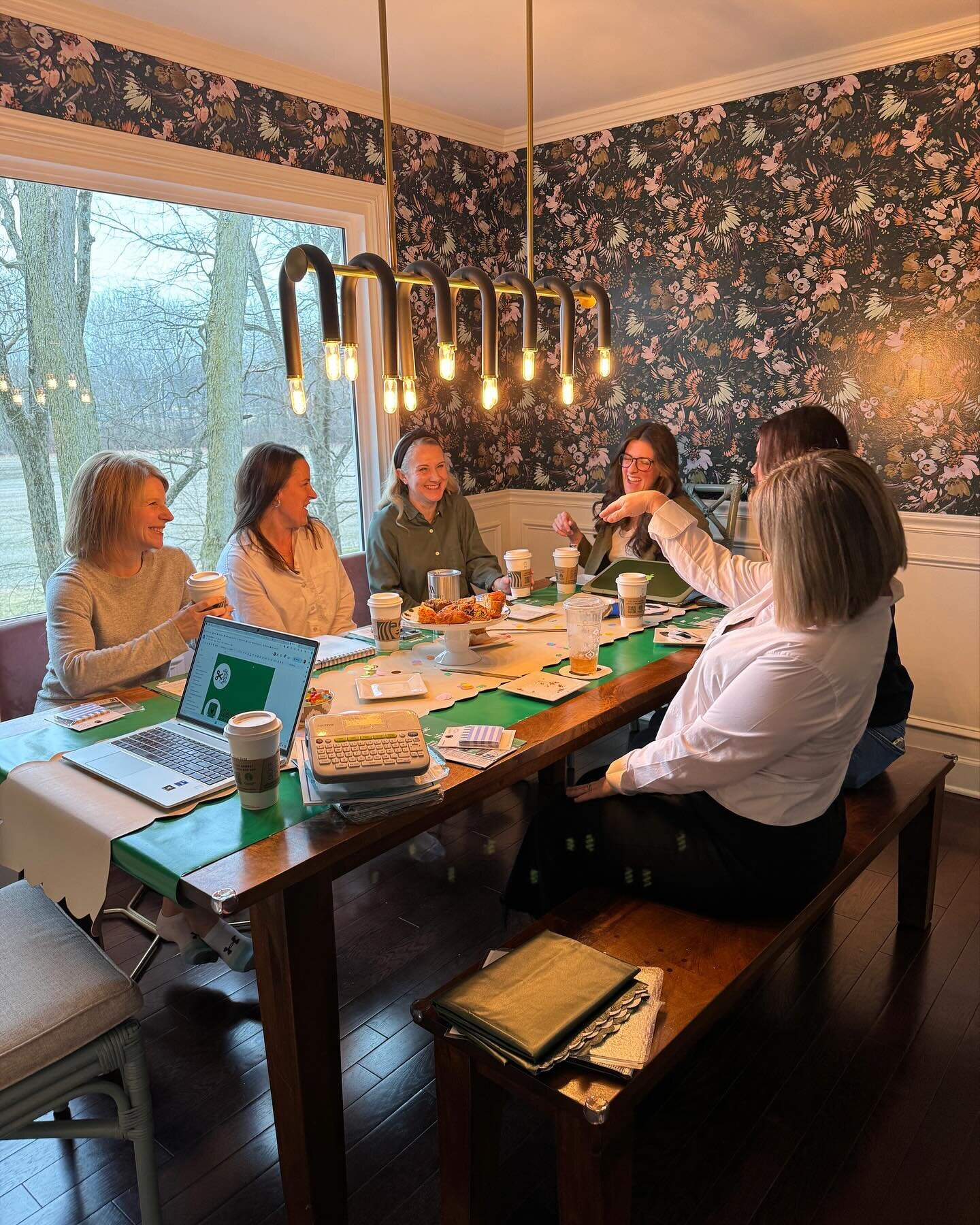 Feeling so proud of the team we&rsquo;ve built! This morning all seven of us got together to eat @ameliasbread pastries, sharpen our skills, talk about upcoming projects and of course, laugh!

Each of these women take time away from their busy lives 