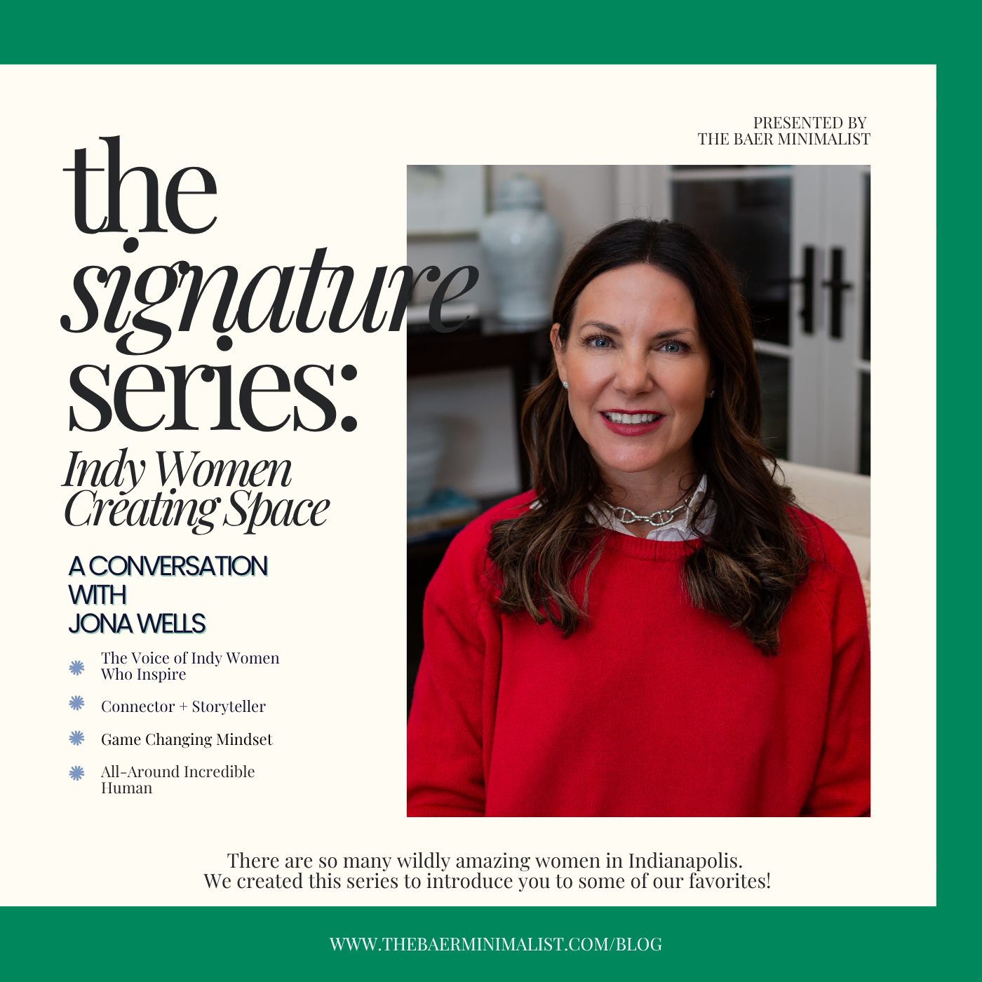 Indy Women Creating Space // Meet Jona Wells