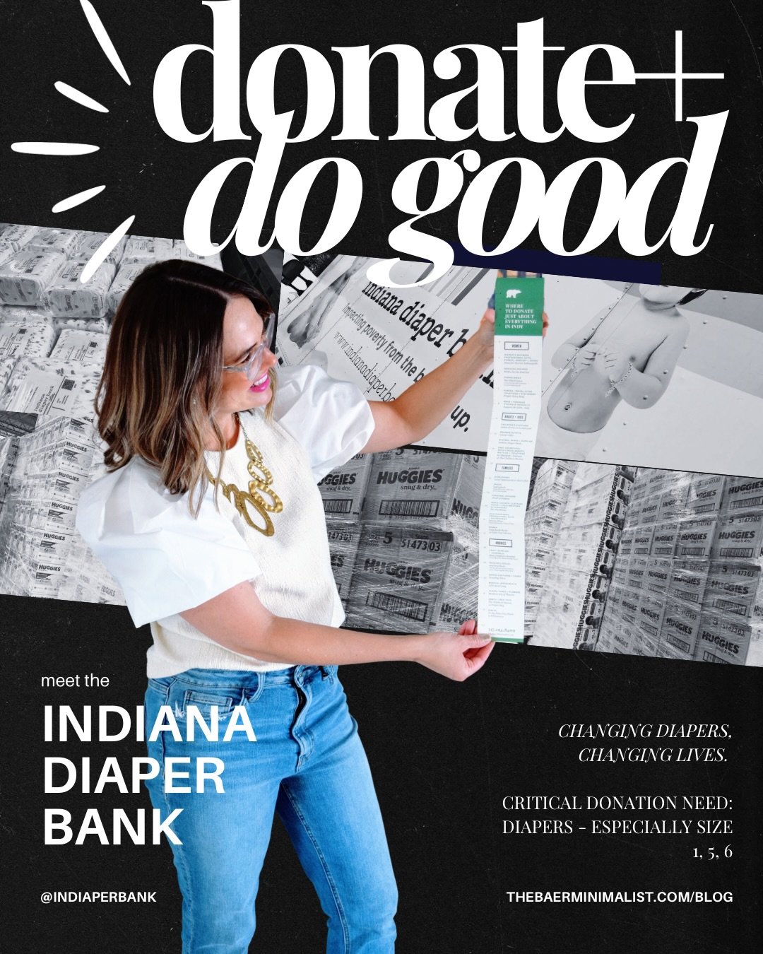 Our Indianapolis Donation Guide has been our favorite local resource to share over the years, and we love the full circle moments when we can help amplify the stories behind the donation needs. We always find that having a specific use case for how a