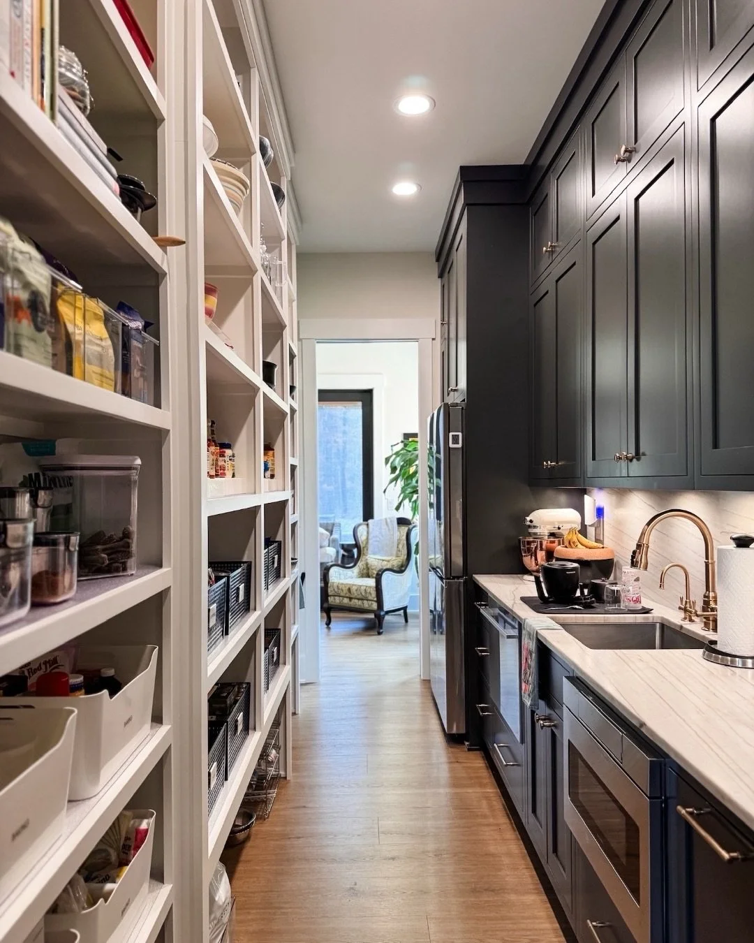 When pressed for a favorite space to organize, I always say pantries! They are the space that everyone in the home touches daily, is replenished weekly and is the starting point for all of the great meals around the table.

Creating a system that wor