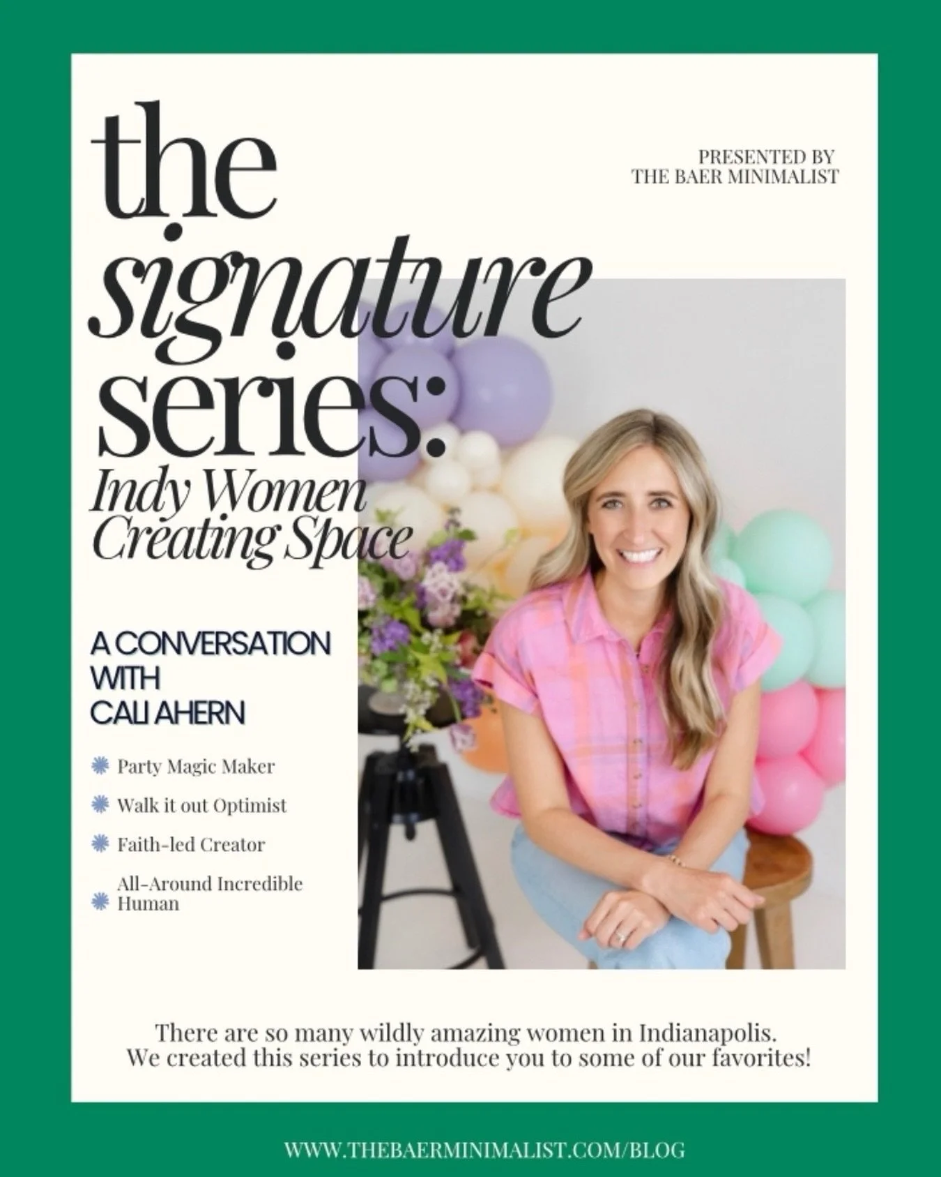 Meet Cali! Her reputation for adorable, thoughtful and creative events may proceed her&hellip;and if this is your first time learning about Cali and @makemerryindy, you are in for such a treat (think a gorgeous slice of cake with themed candles on to