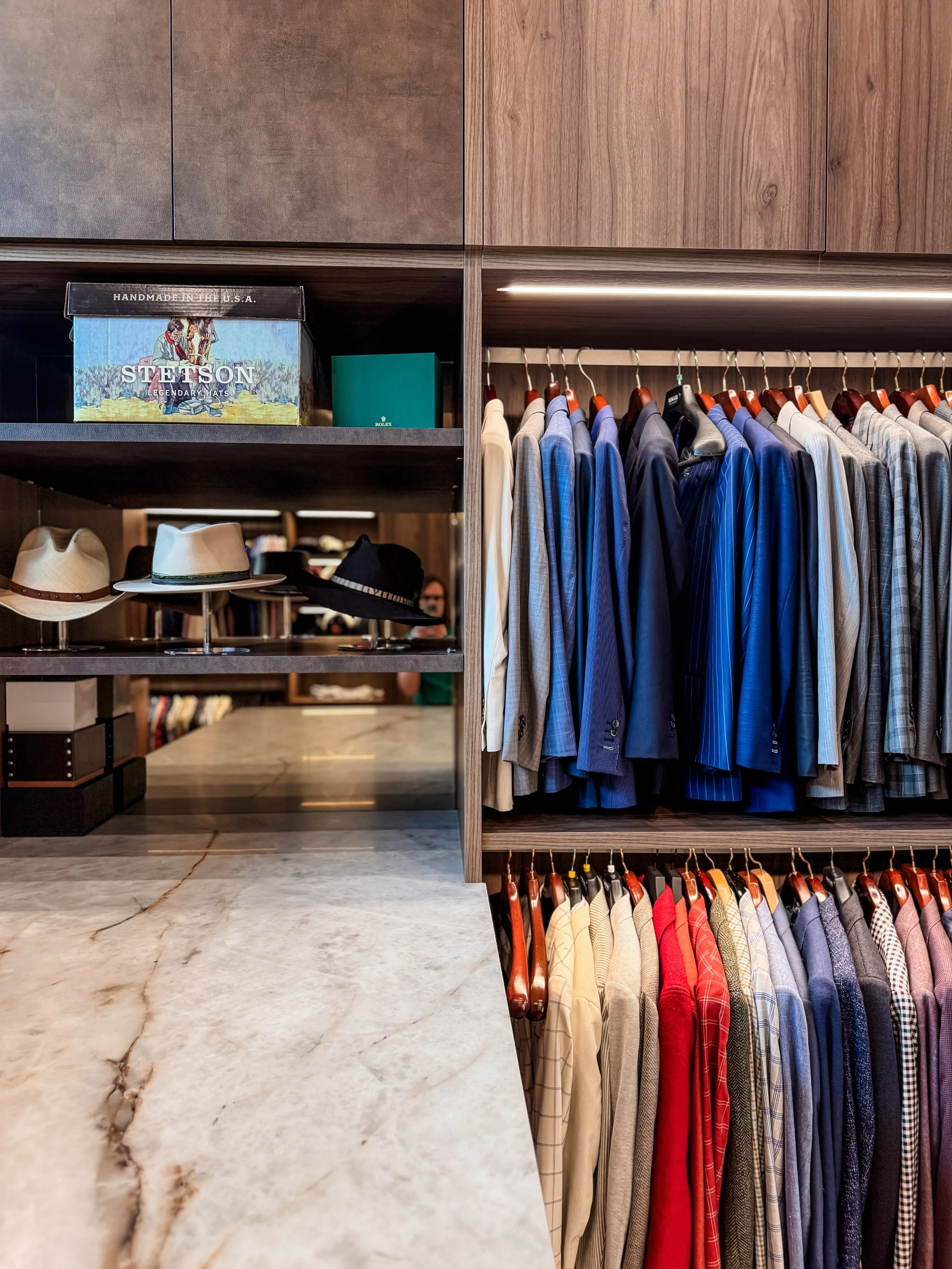HIS Closet Dreams. 

Cabinetry: @docaindianapolis