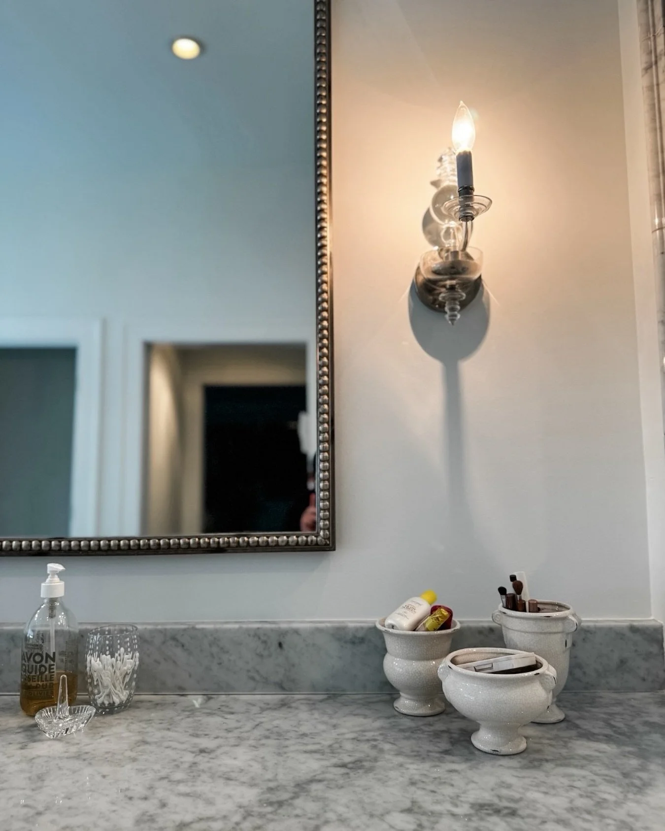 Just a reminder to get out the special stuff and put it to use! Your grandparent&rsquo;s china can hold makeup brushes, and pull double duty by bringing a smile to your face each and every morning. 

We think this is 💯 times more fun than collecting