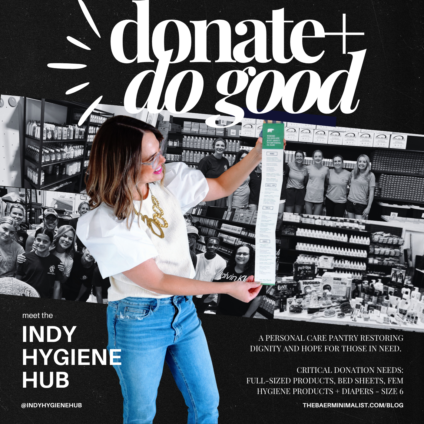 DONATION RESOURCE // Indy Hygiene Hub