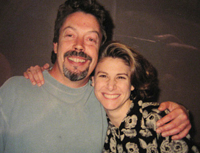 With Actor Tim Curry