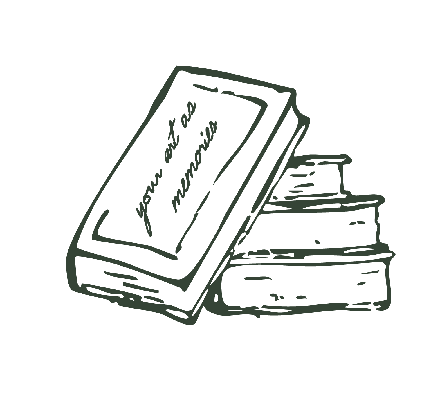 Stack of books with a sign that says 'you are amazing'