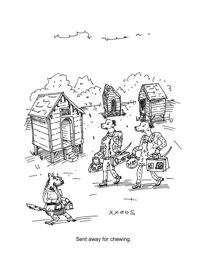 Sent away for chewing