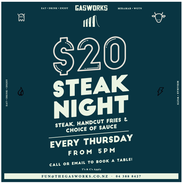 Gasworks Steak Night