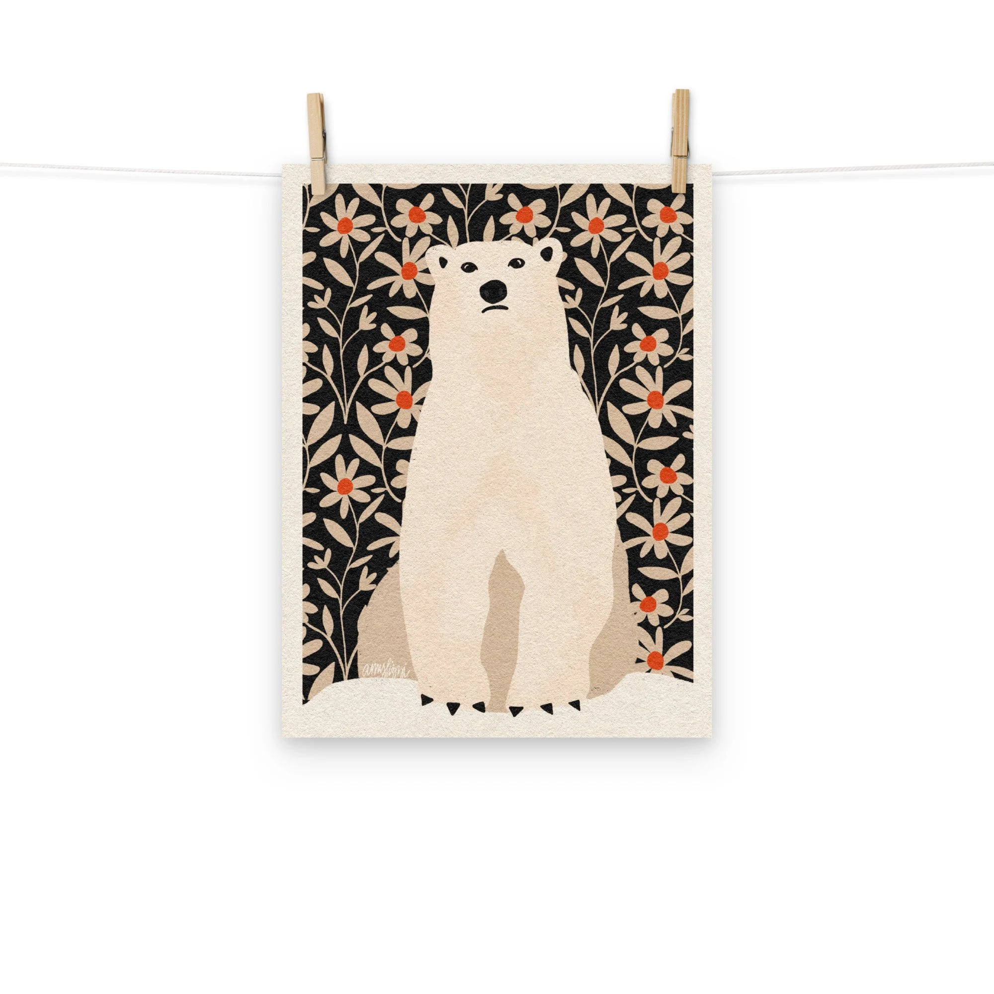 FLOWER BEAR POSTER