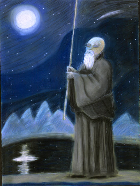 Poster art, Morihei Ueshiba