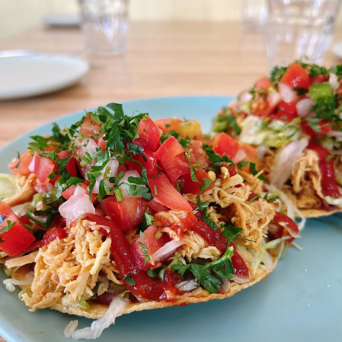 Today is the day! Come join us for Vilma&rsquo;s Salvadoran and Belizean special menu! Items are available all day today March 24 - Saturday March 28, for dine-in and take out. 

Pictured:
&bull;⁠ ⁠Belizean Garnaches de Pollo - fried tortillas topped