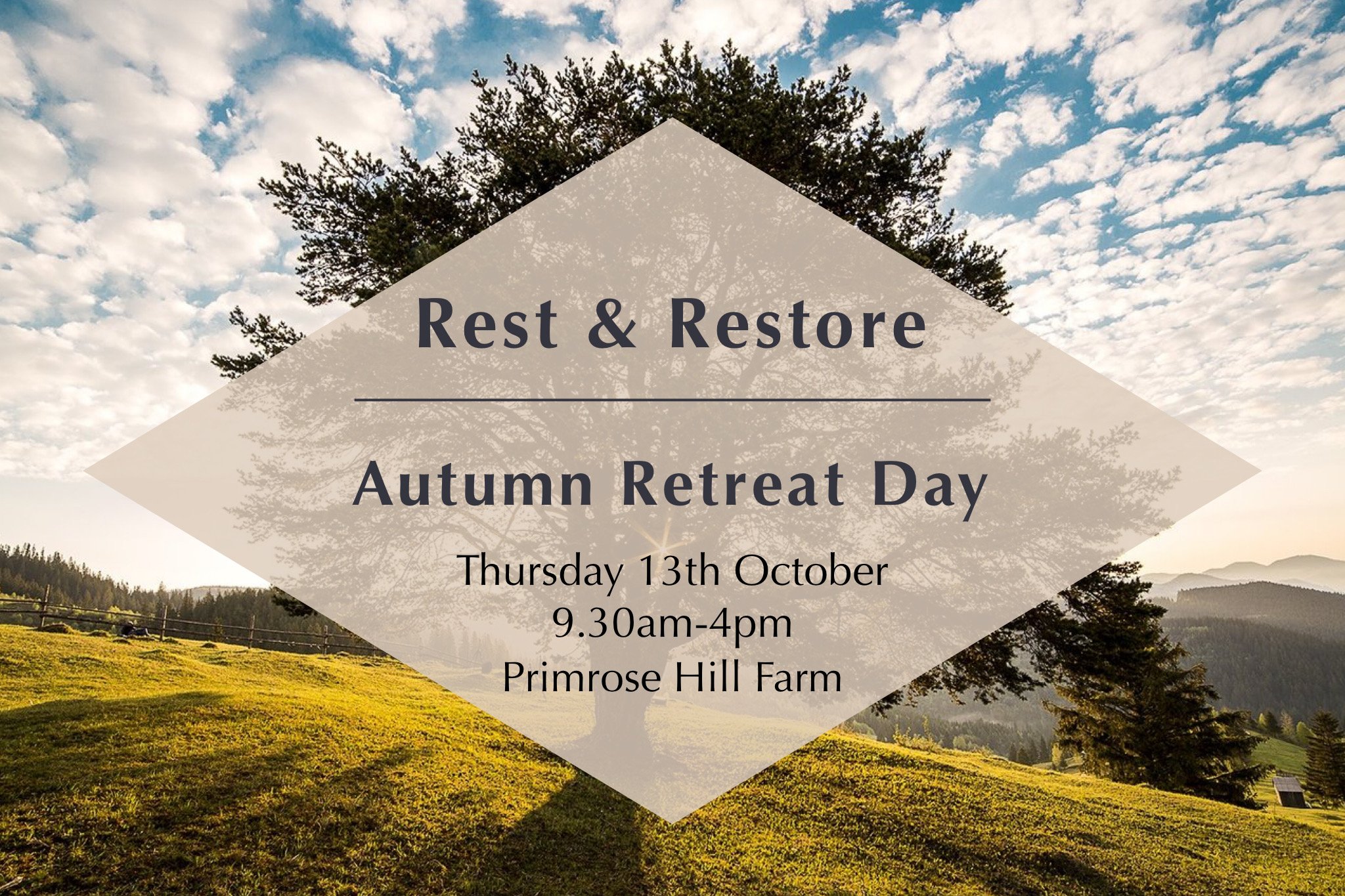 Autumn Rest n Restore Retreat day at Primrose Hill Farm