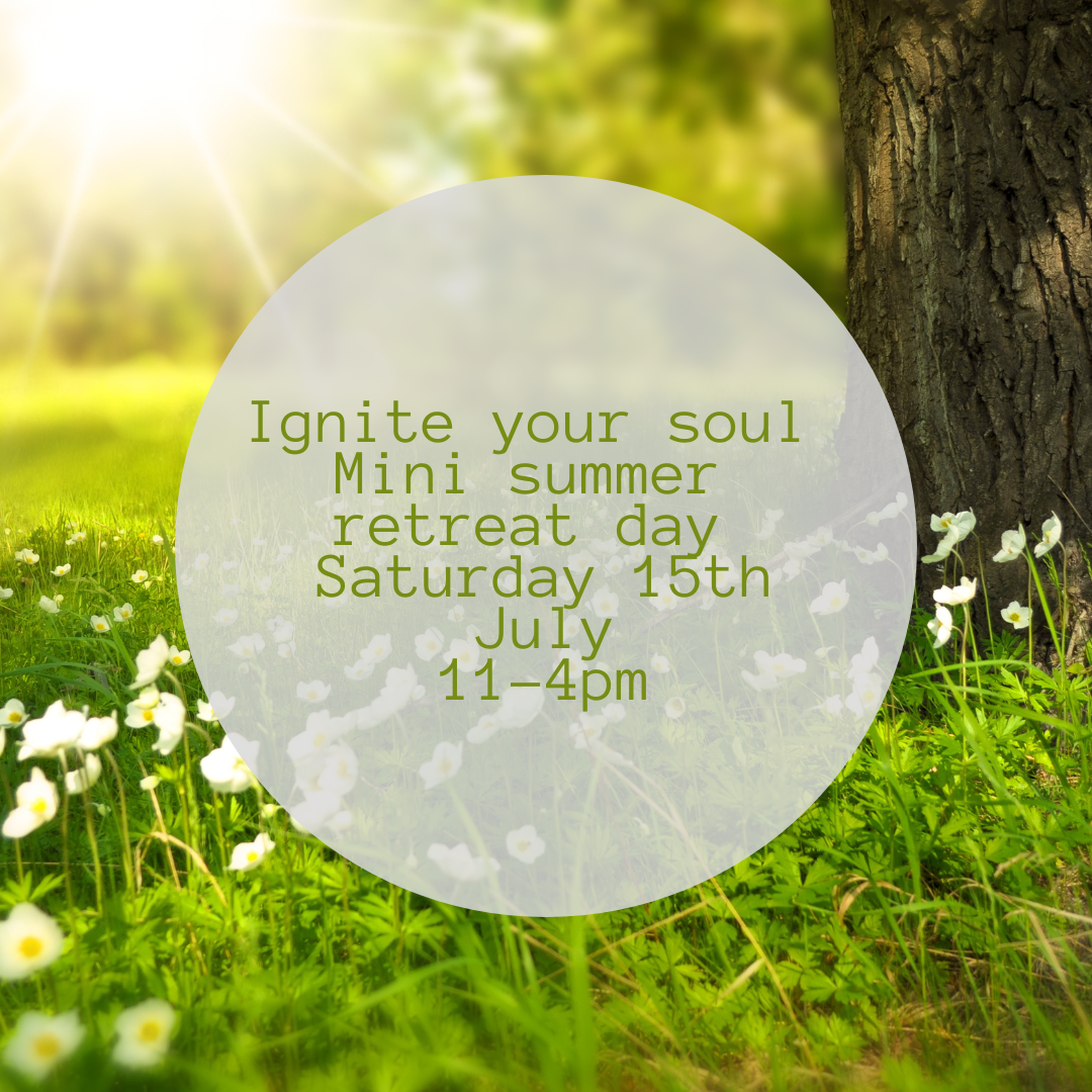 Ignite your Soul- Mini Summer Retreat Day- with live Harpist, (Copy) (Copy) (Copy)