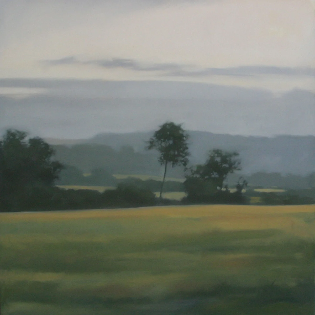 Silent Day, 36x36 inches