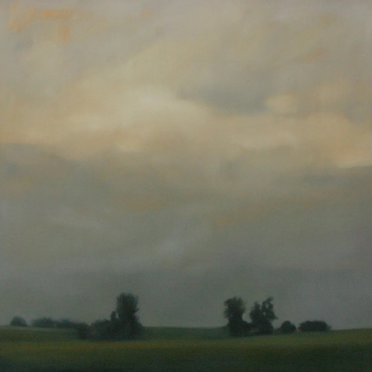 Welcome Rain, 48x48 inches