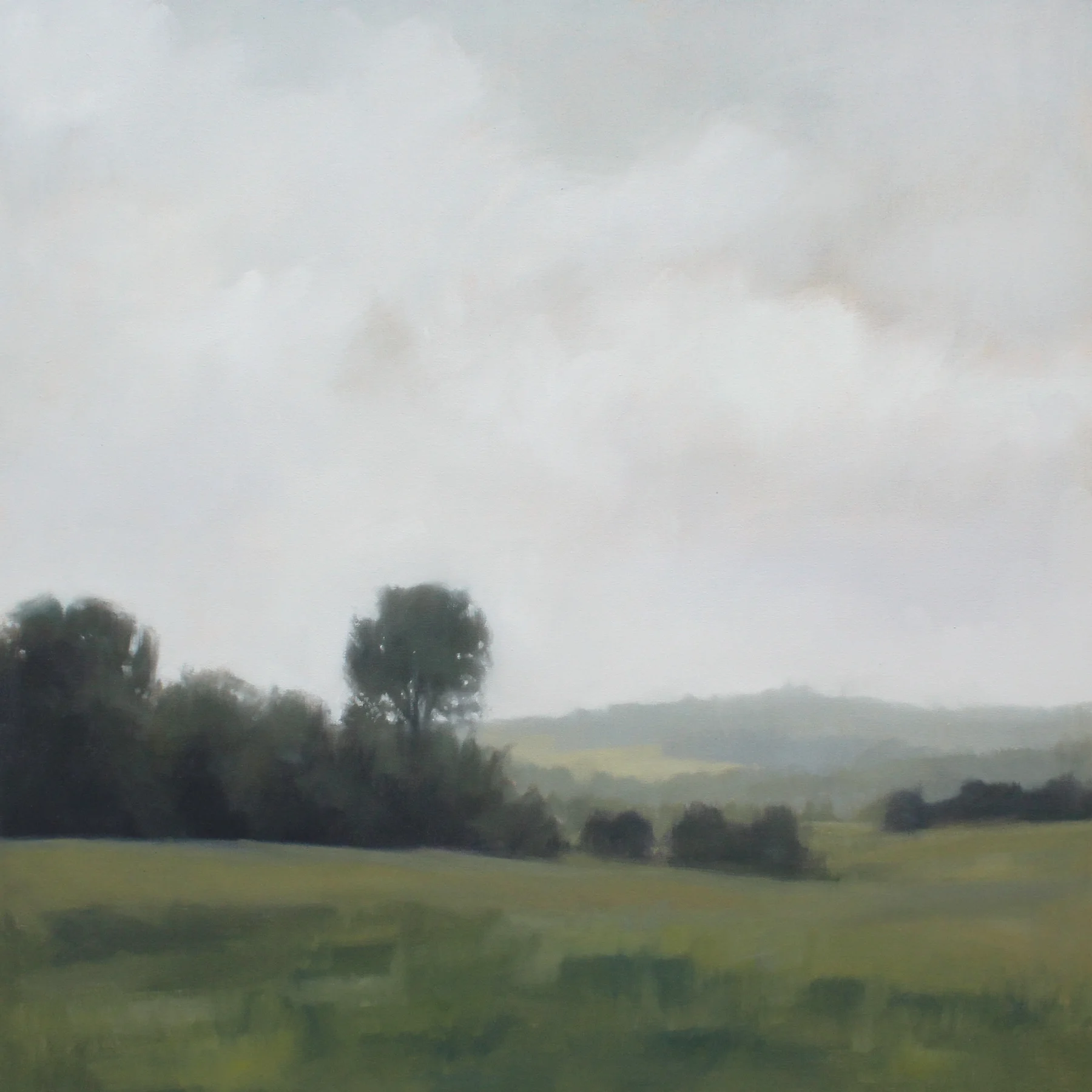 Hilltop Field, 36x36 inches