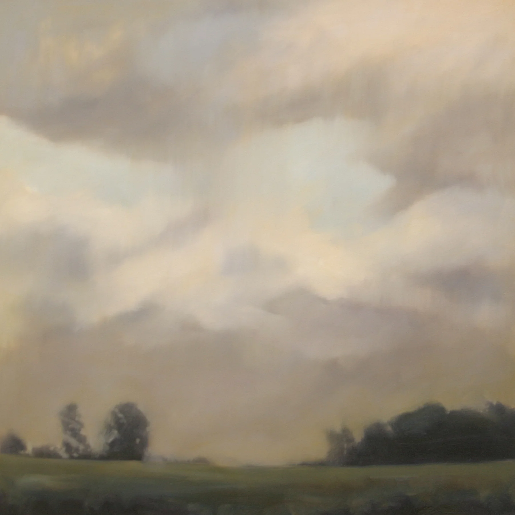 Break in the Clouds, 36x36 inches