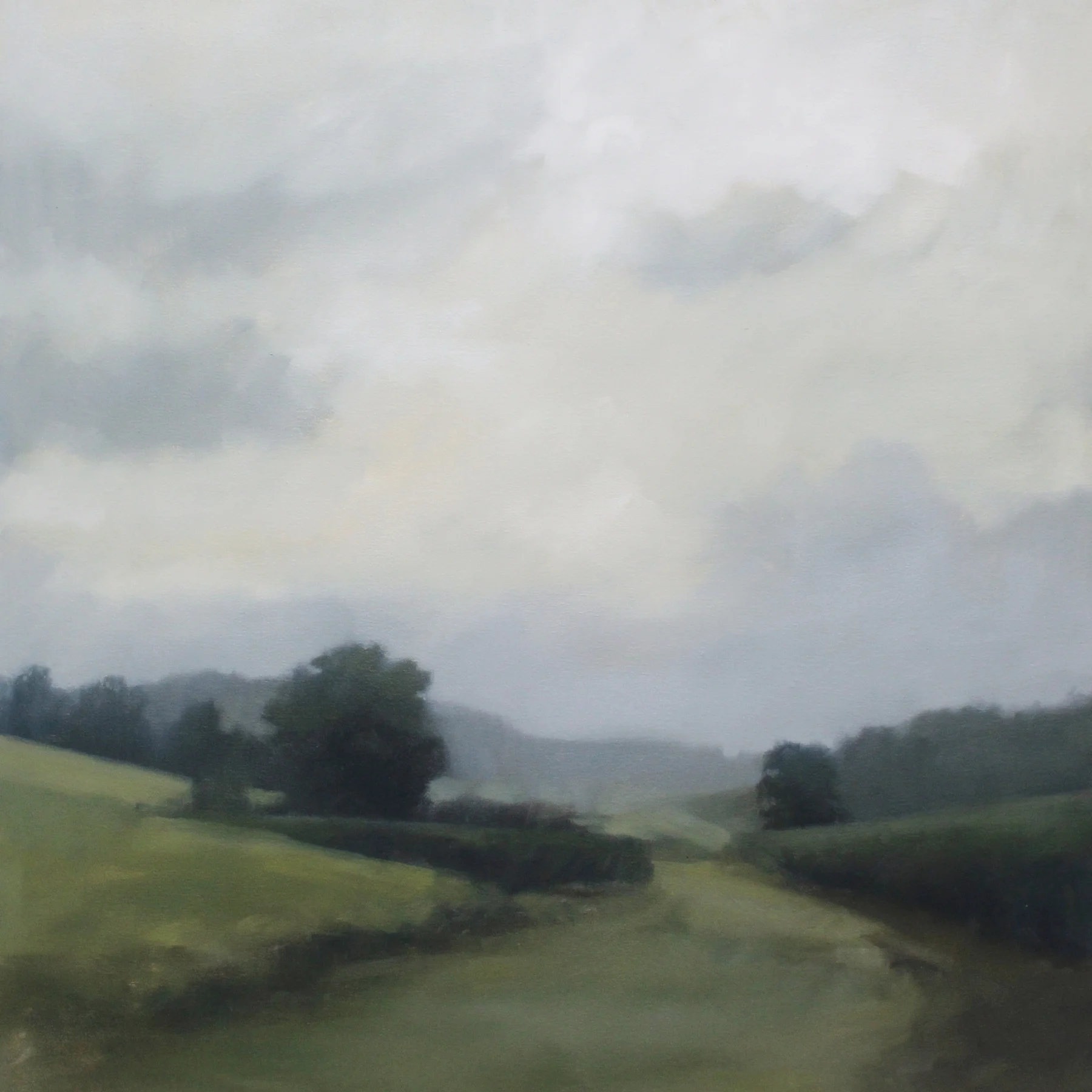 Farm Path, 30x30 inches