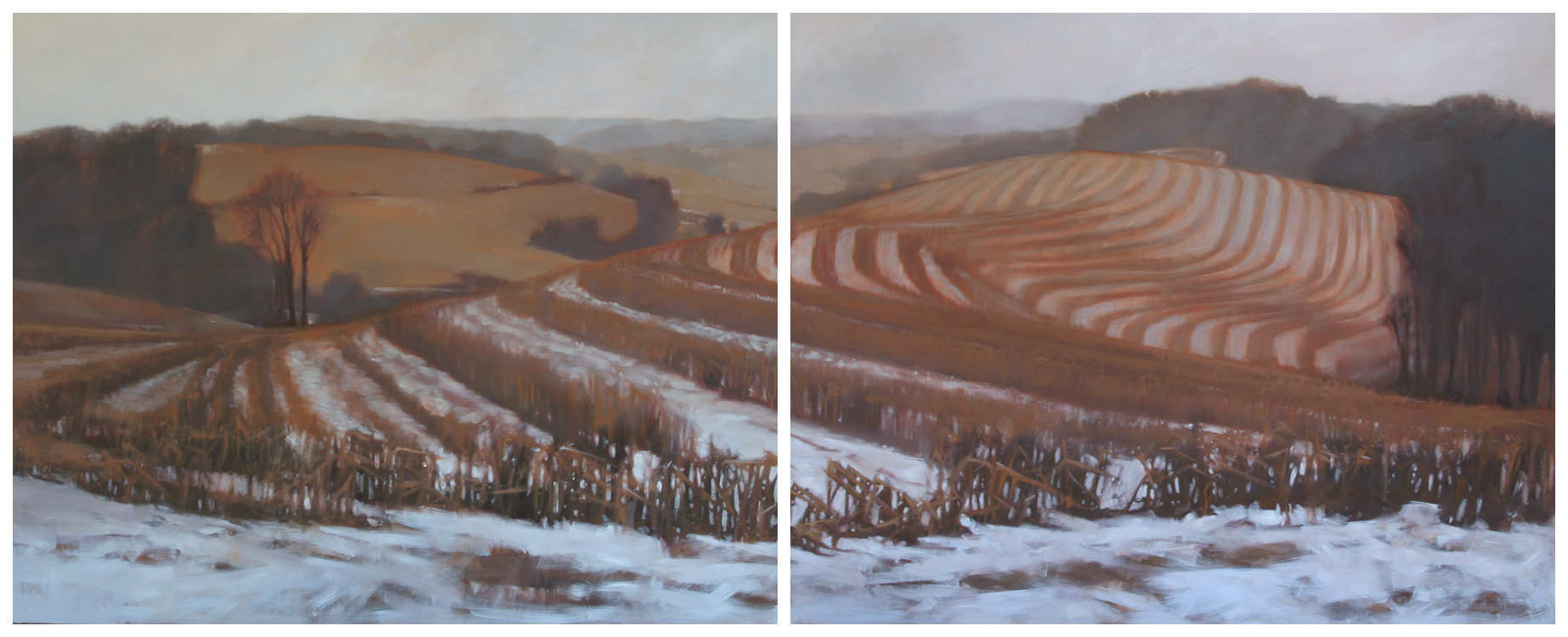 Arden Farm, 48x120 inches (diptych)