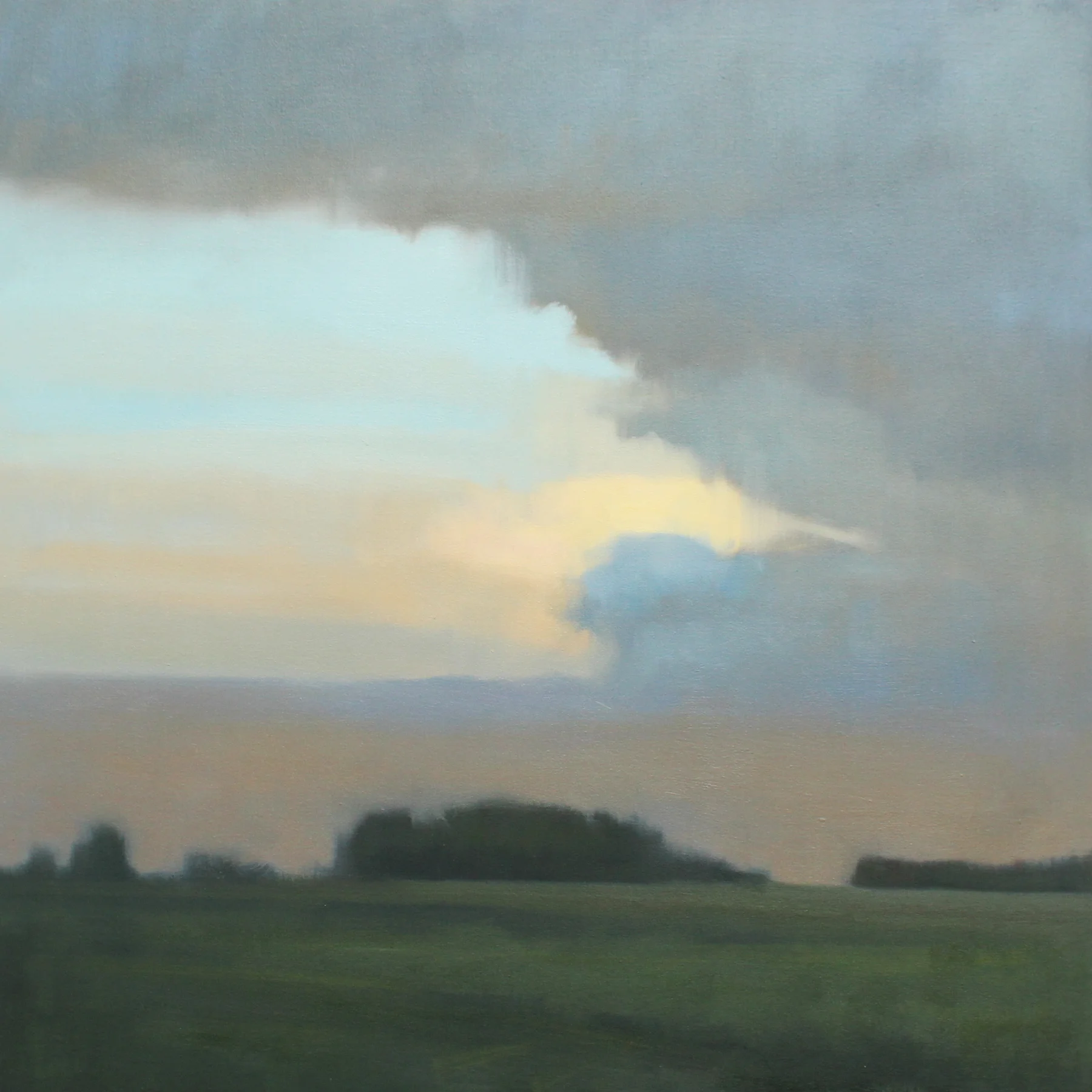 Twilight Storm, 36x36 inches