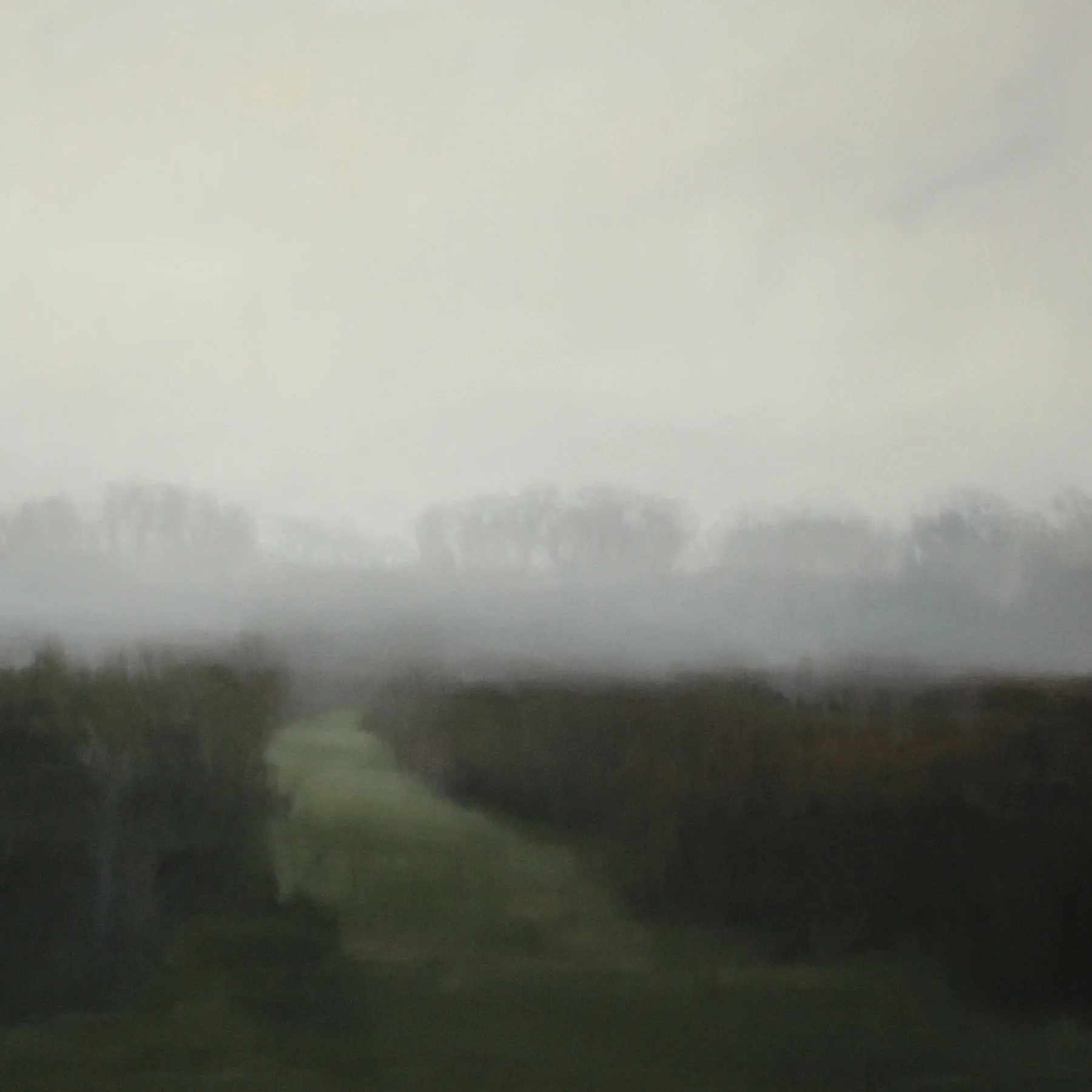Dark Morning, 36x36 inches