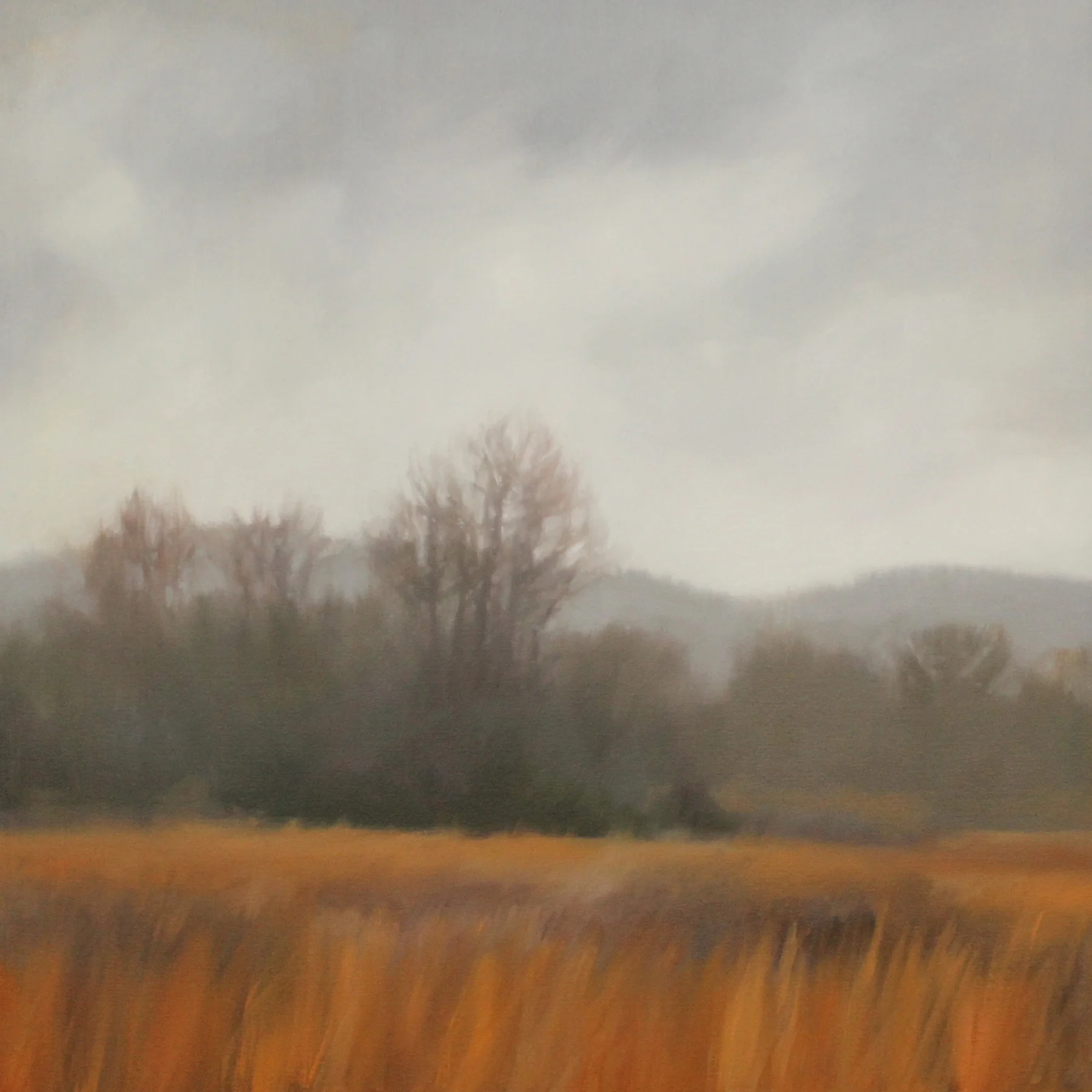 Edge of Winter, 30x30 inches