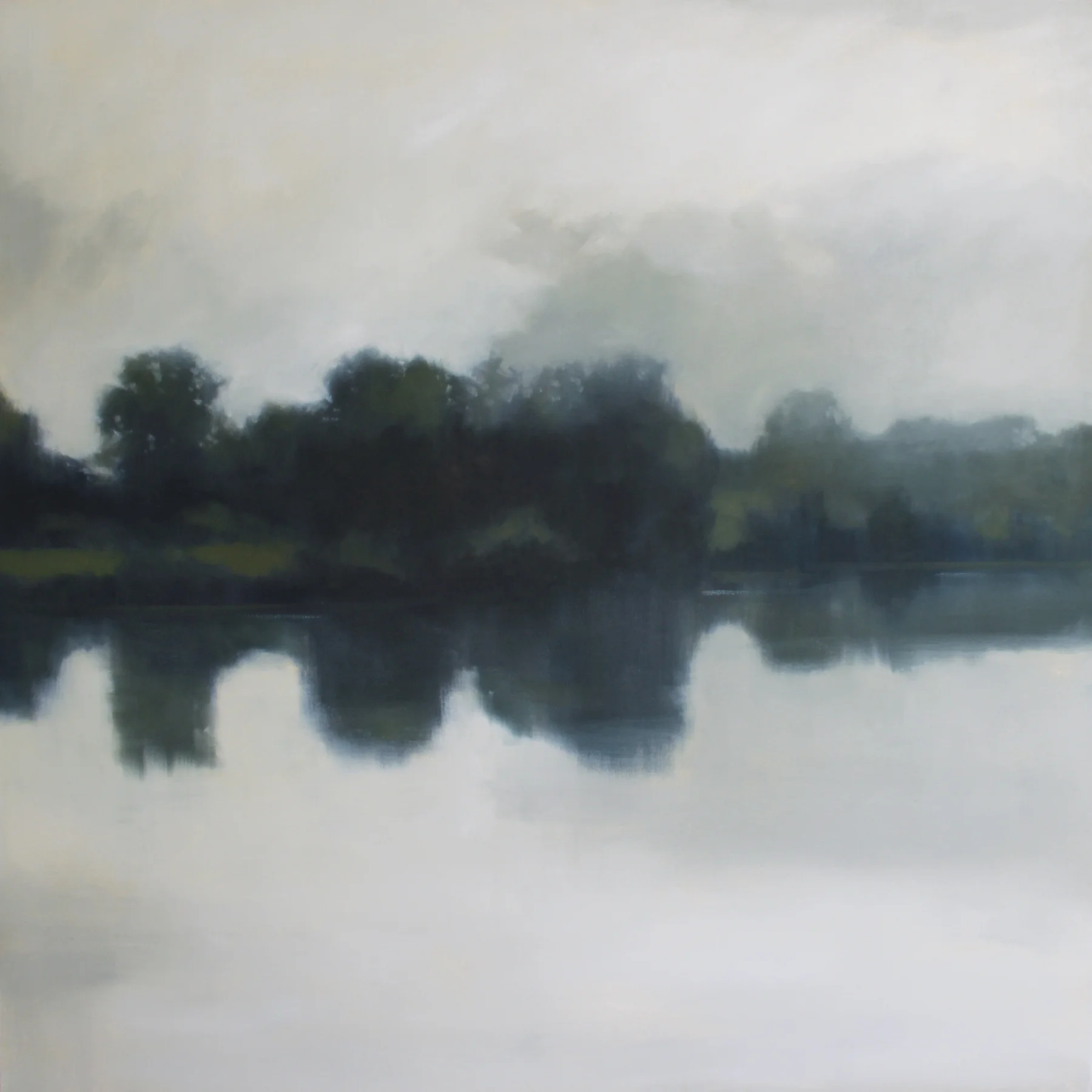 Cloud Reflection, 36x36 inches