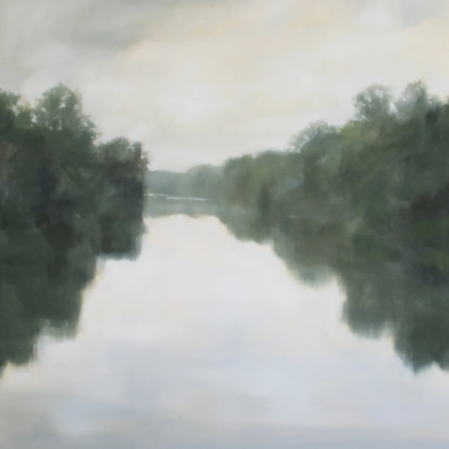 River Solitude, 48x48 inches