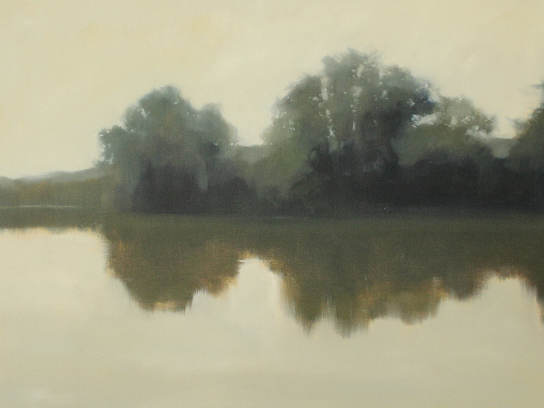 Evening Lake, 30x40 inches