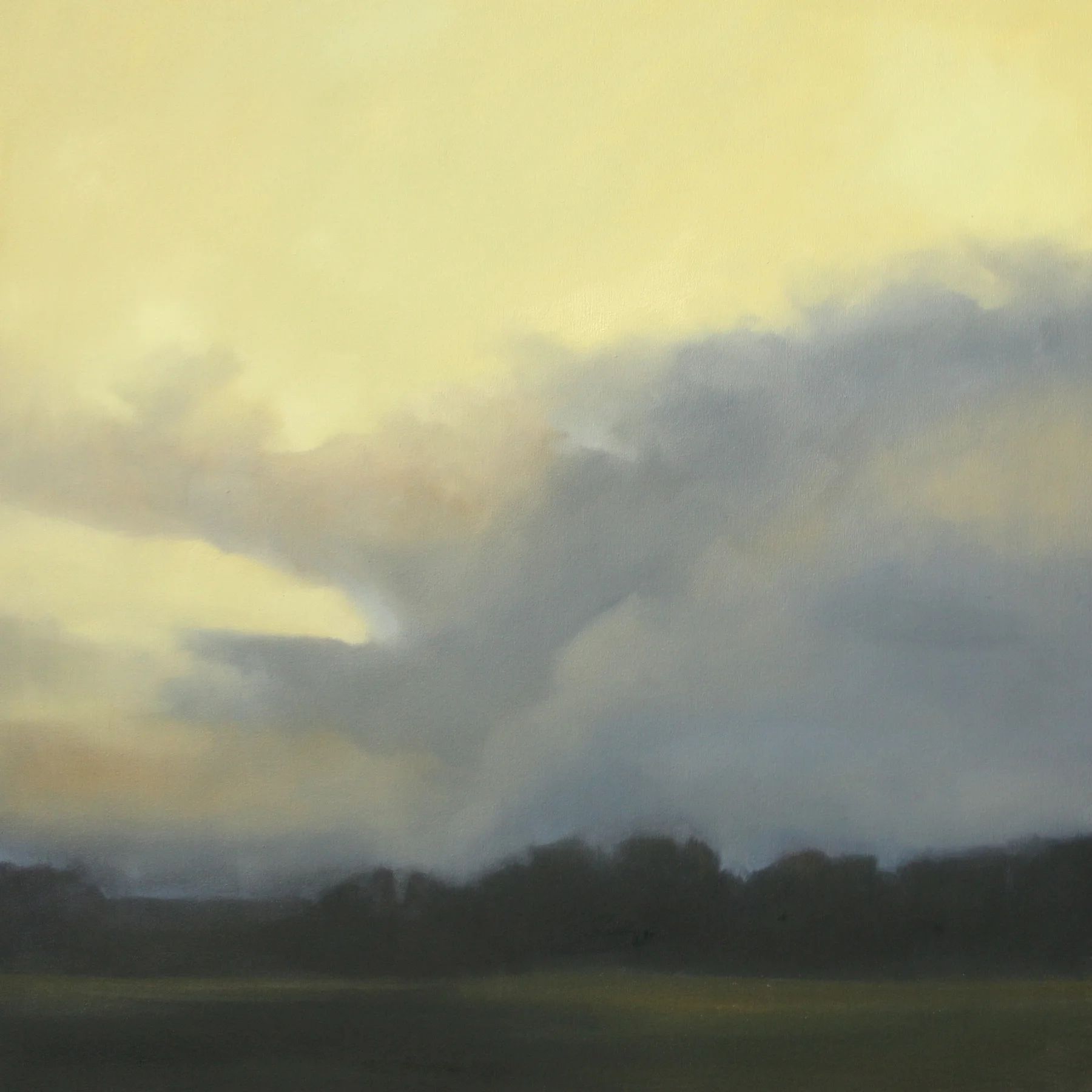 Storm Glow, 36x36 inches