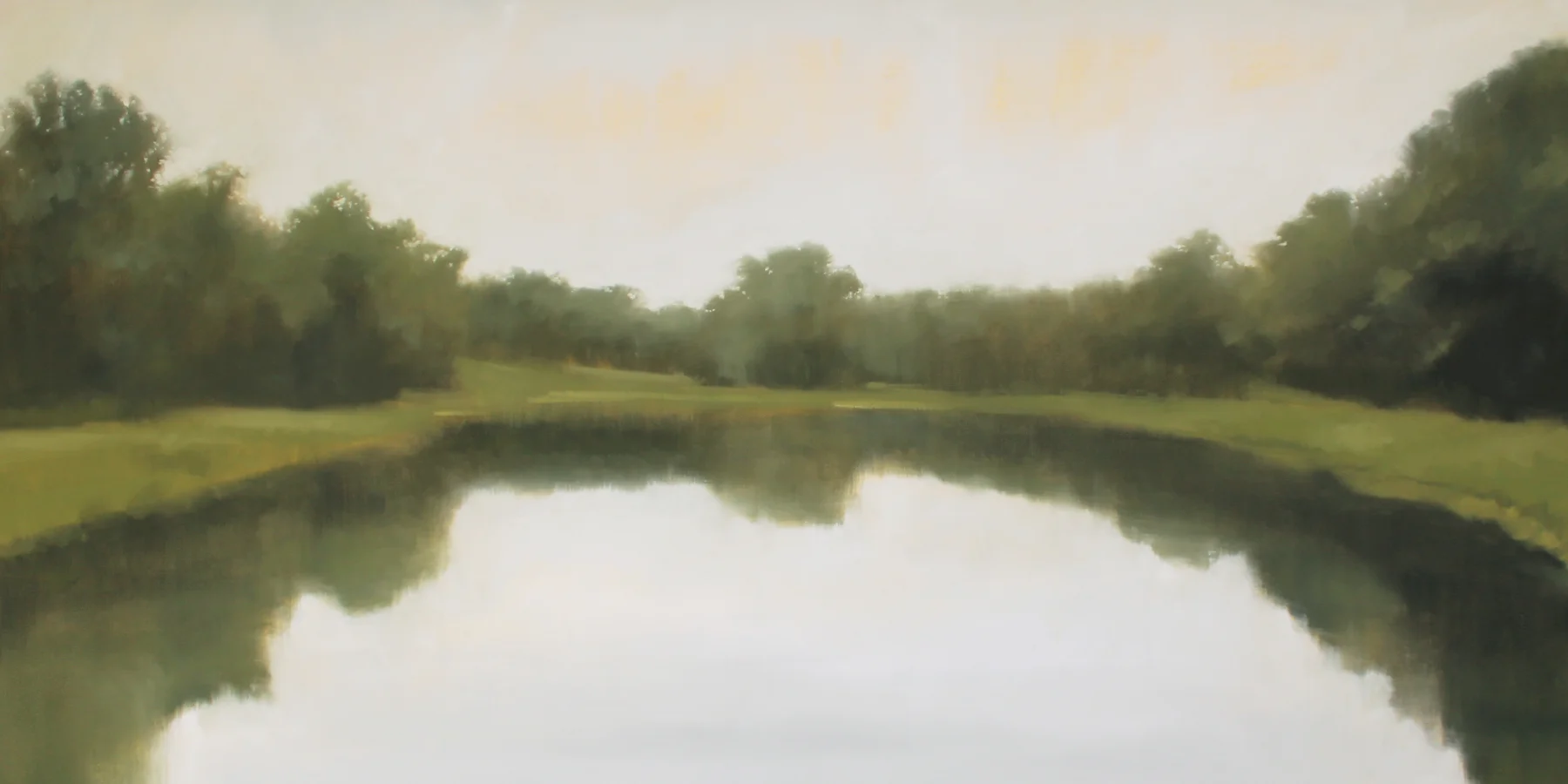 Pond Edge, 36x72 inches