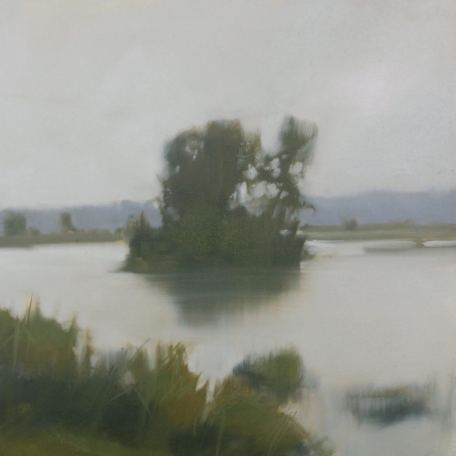 Island Study, 12x12 inches, oil on panel