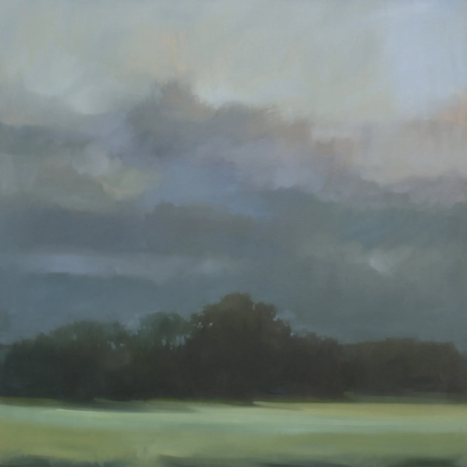 Dark Summer, 36x36 inches