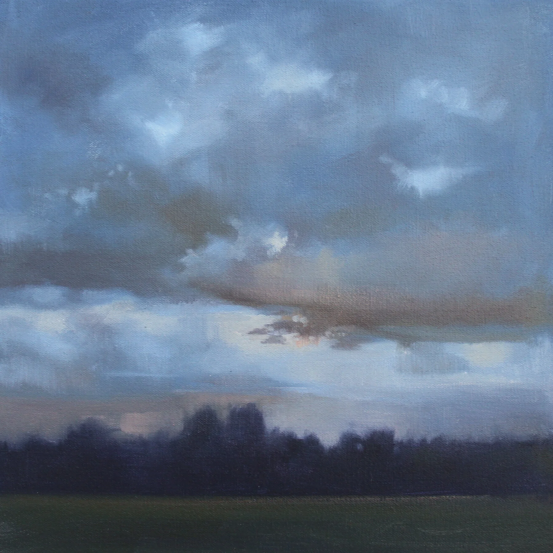 Dusk (Study), 12x12 inches