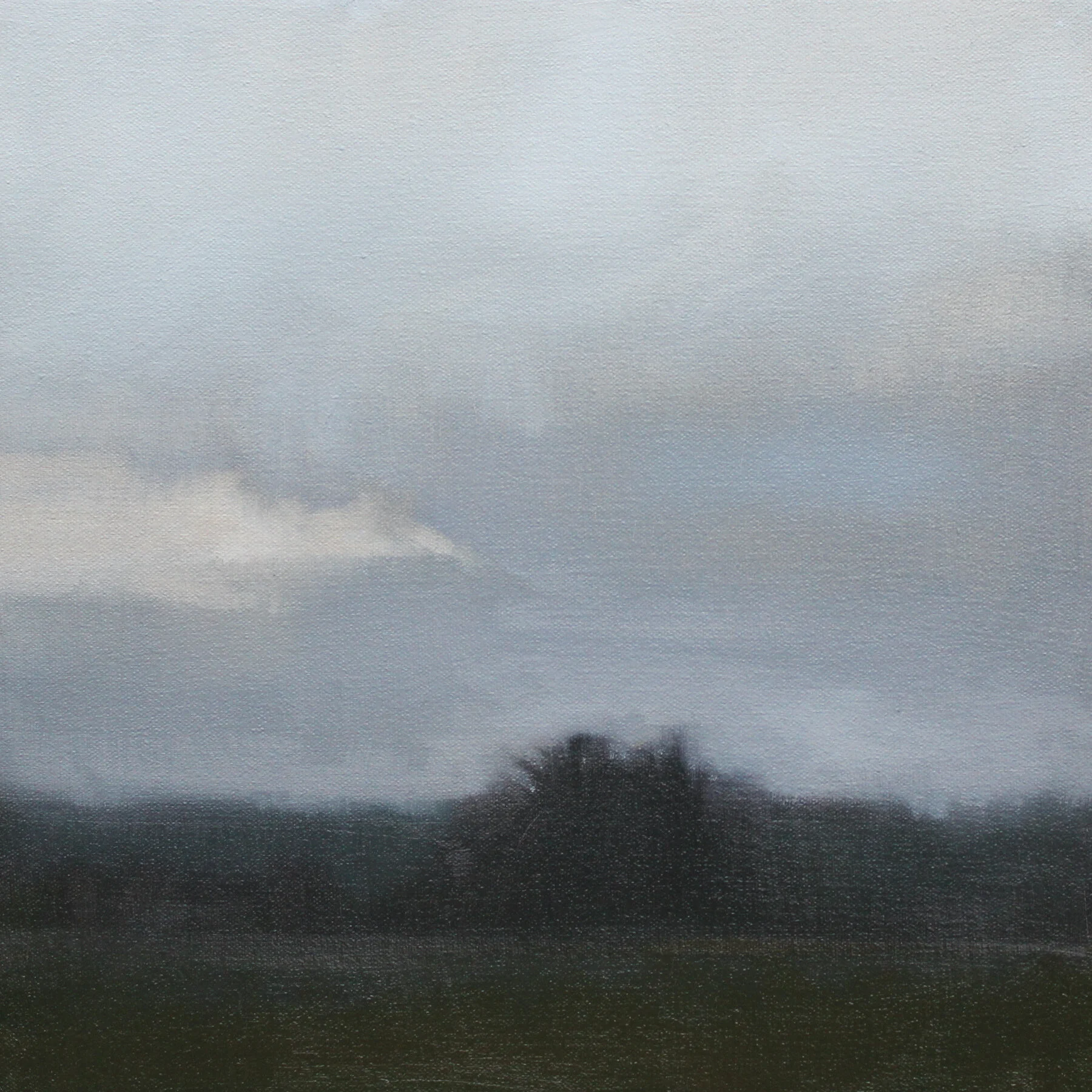 Dark Treeline (study), 12x12 inches