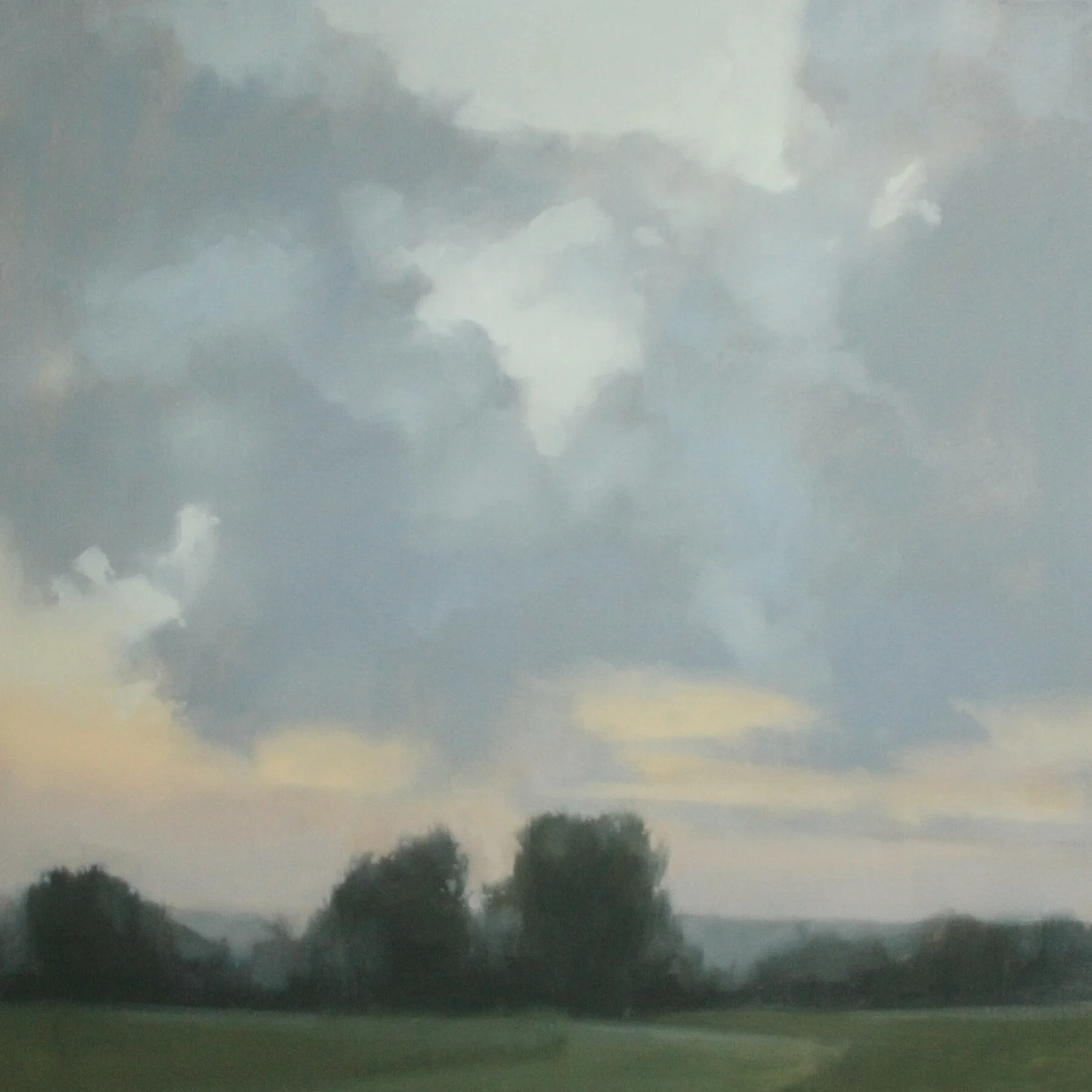 Rising Clouds, 30x30 inches