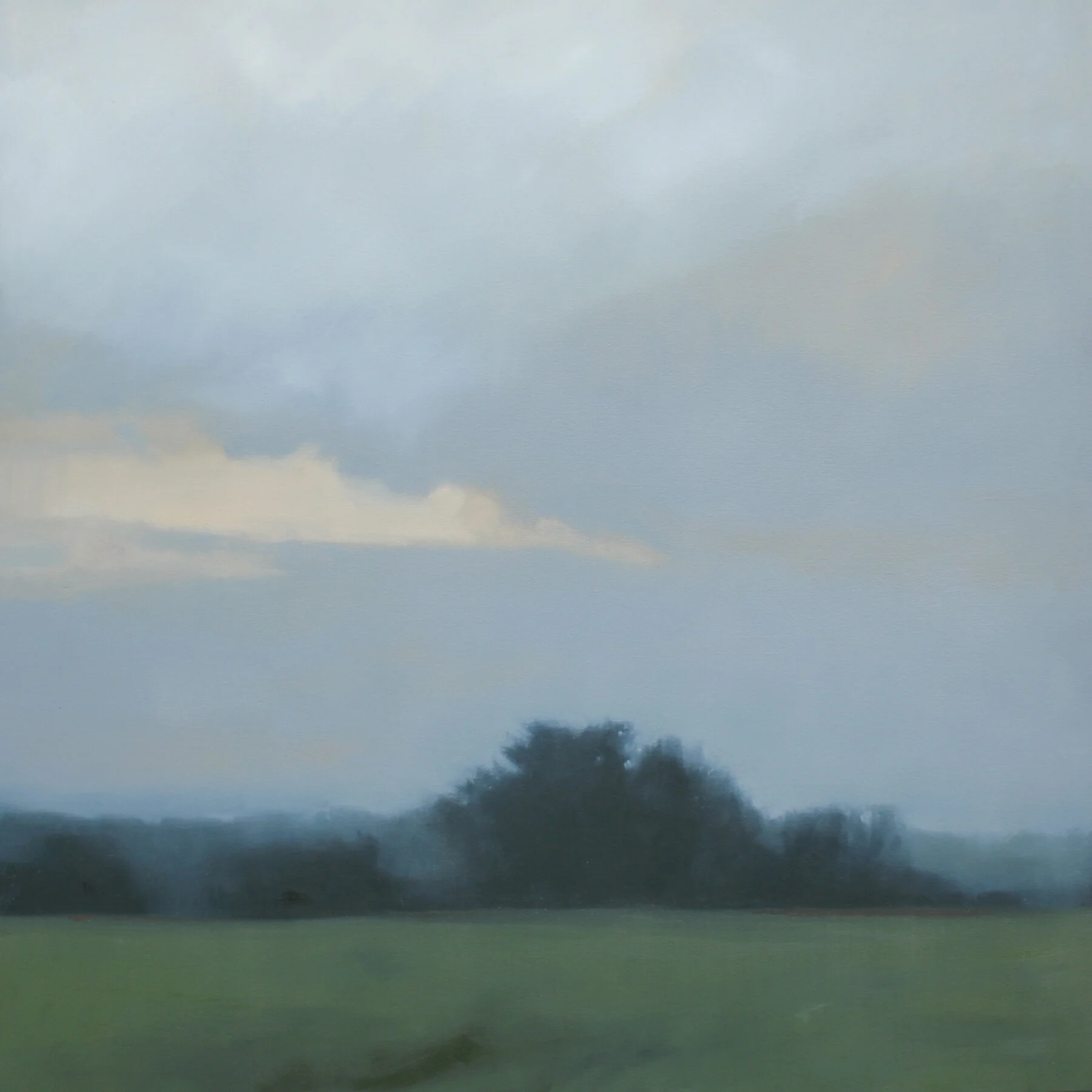 Dark Treeline, 36x36 inches