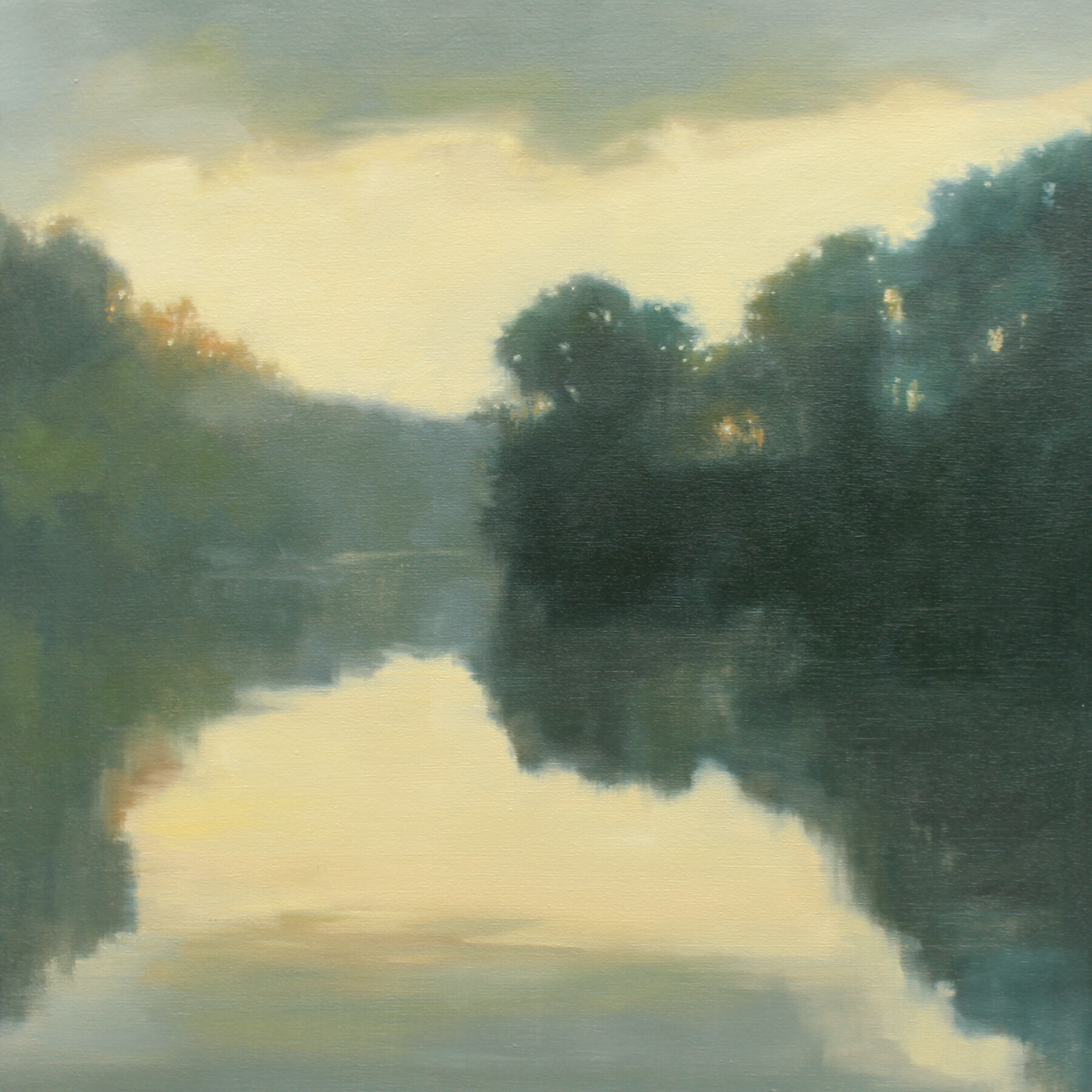 Last Glimmer, 24x24 inches 