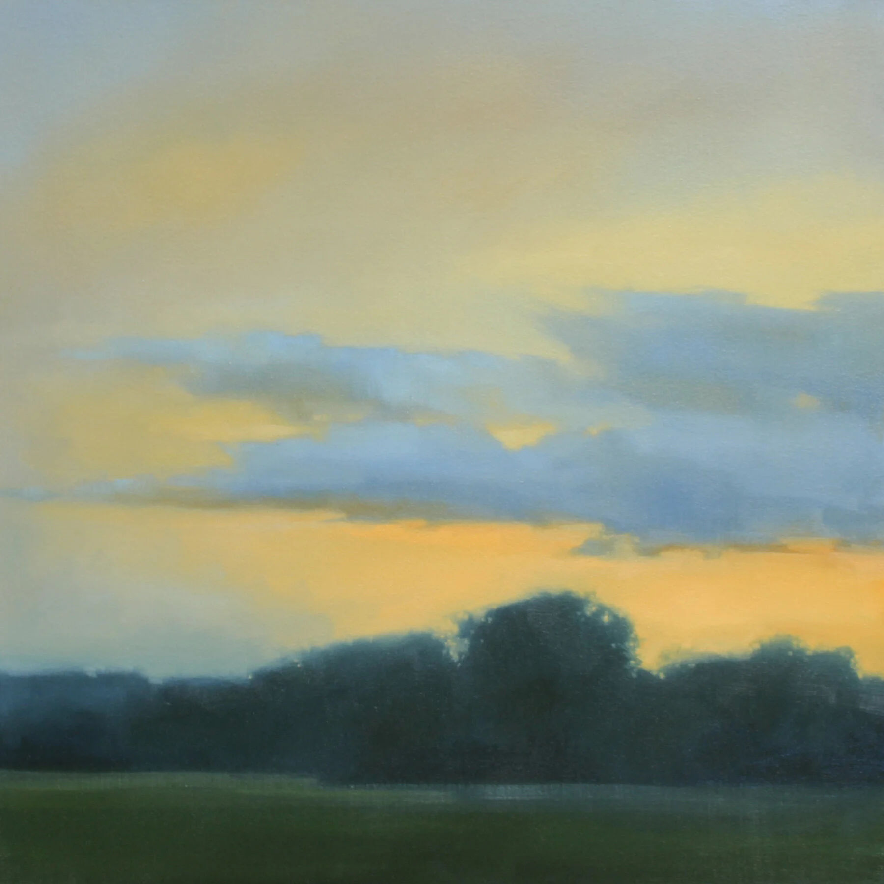 Twilight Glow, 24x24 inches