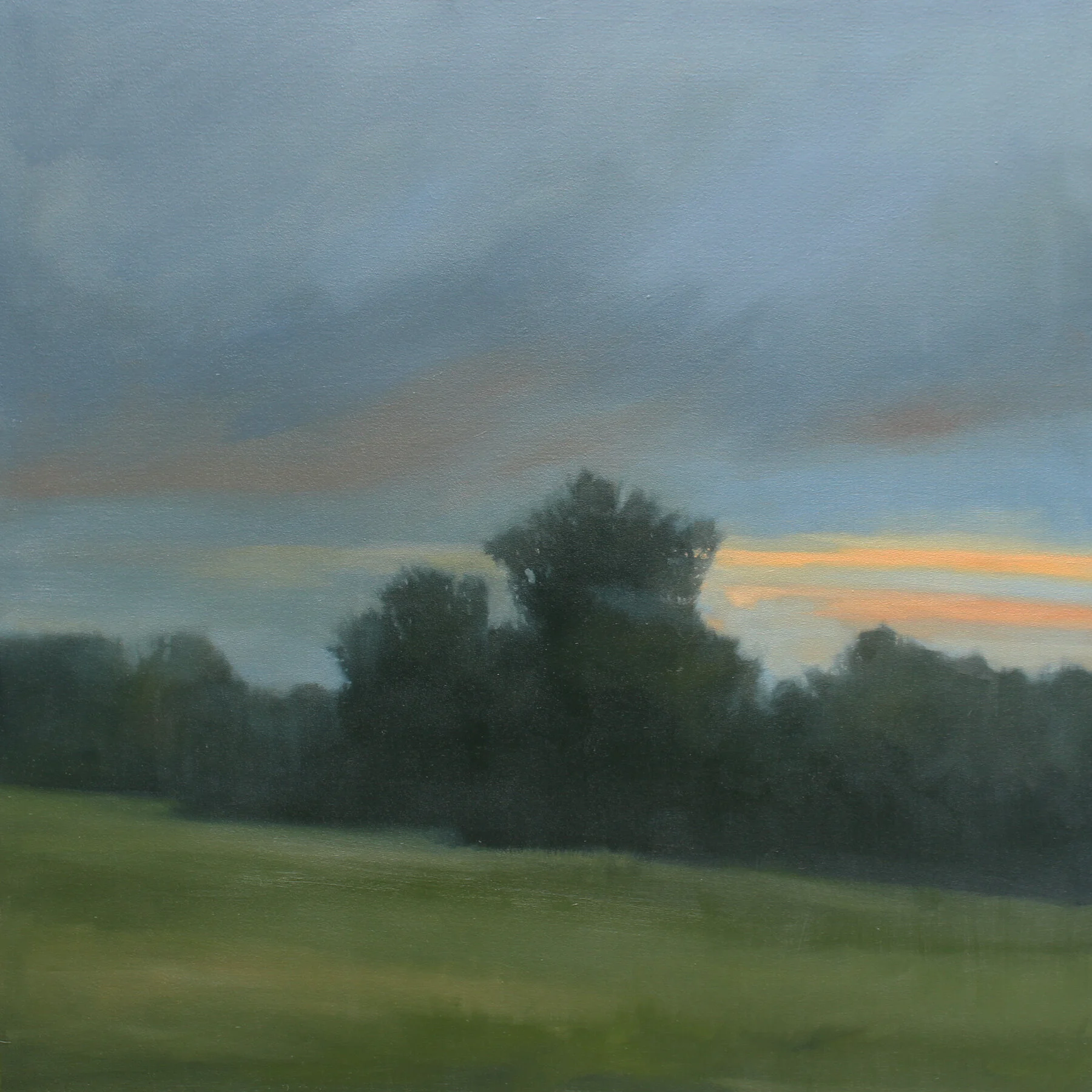 Passing Glow, 30x30 inches